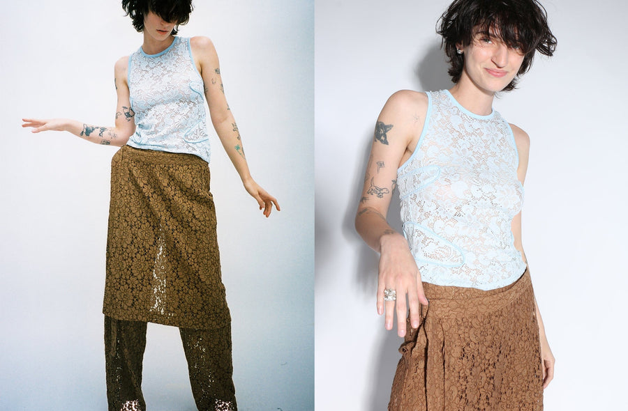 Maimoun Eckhaus Latta Robins Egg Seraph Tank