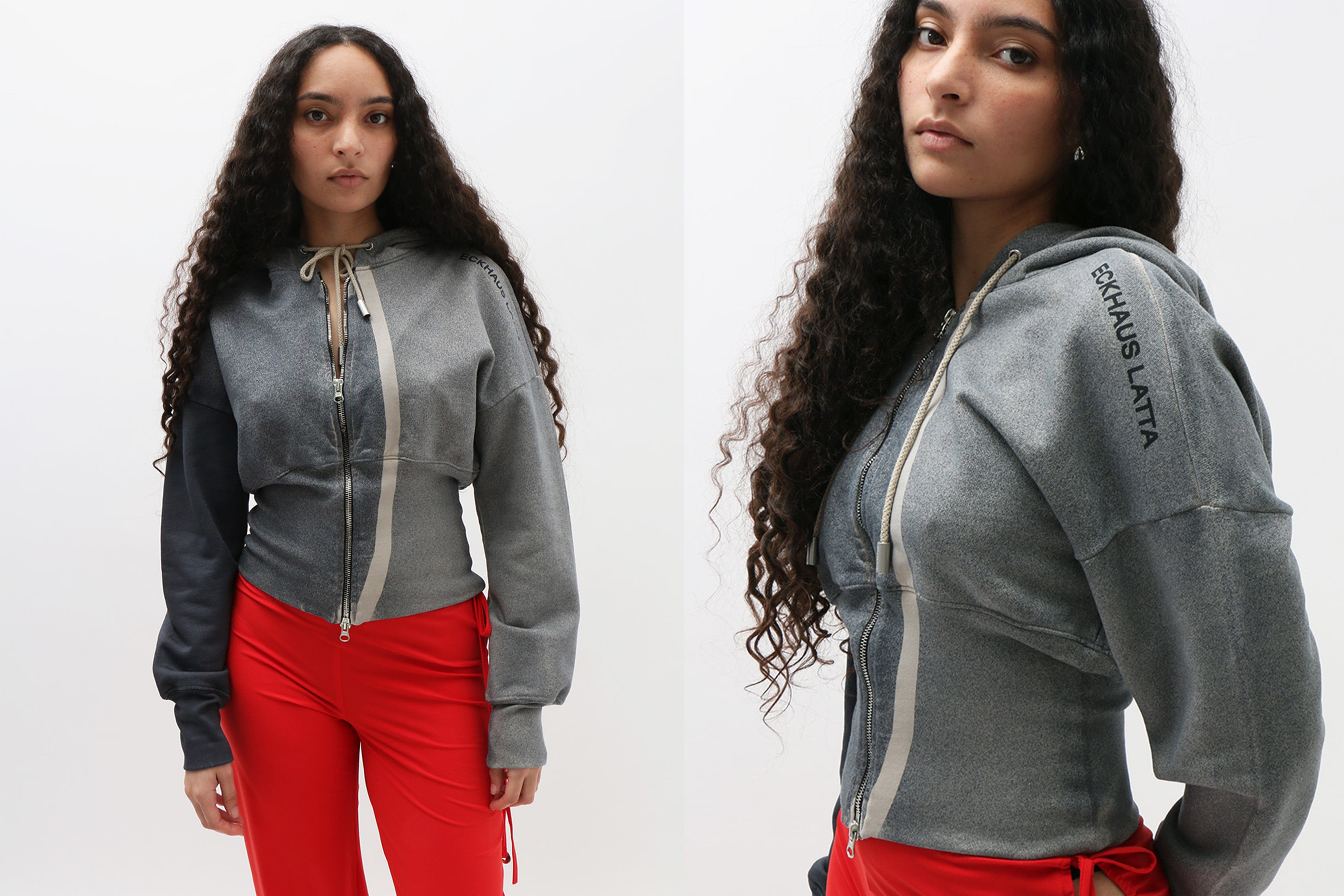 Eckhaus Latta ~ Smog Snatched Hoodie | MAIMOUN