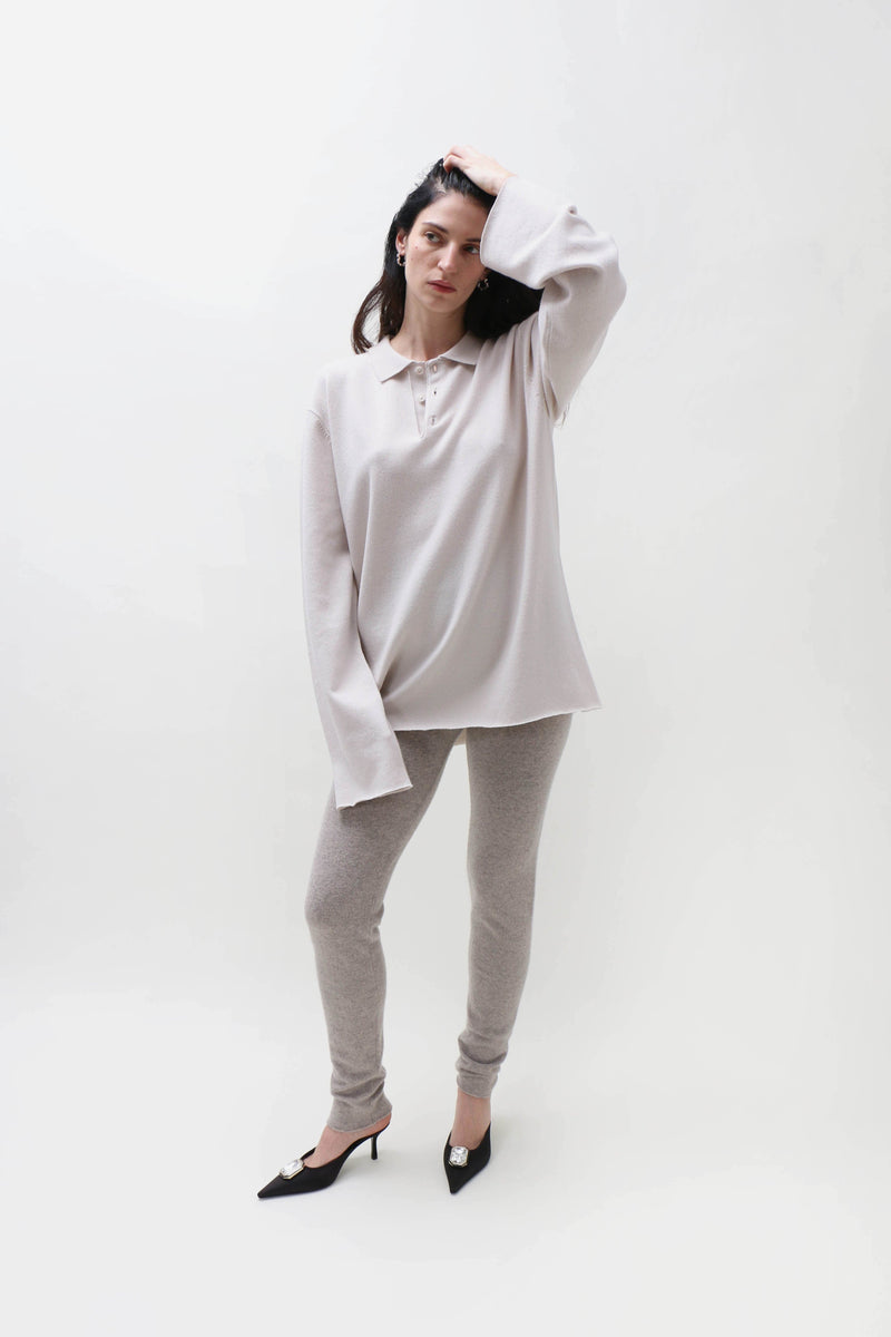 Extreme Cashmere ~ Chalk n°199 Alligator Sweater | MAIMOUN