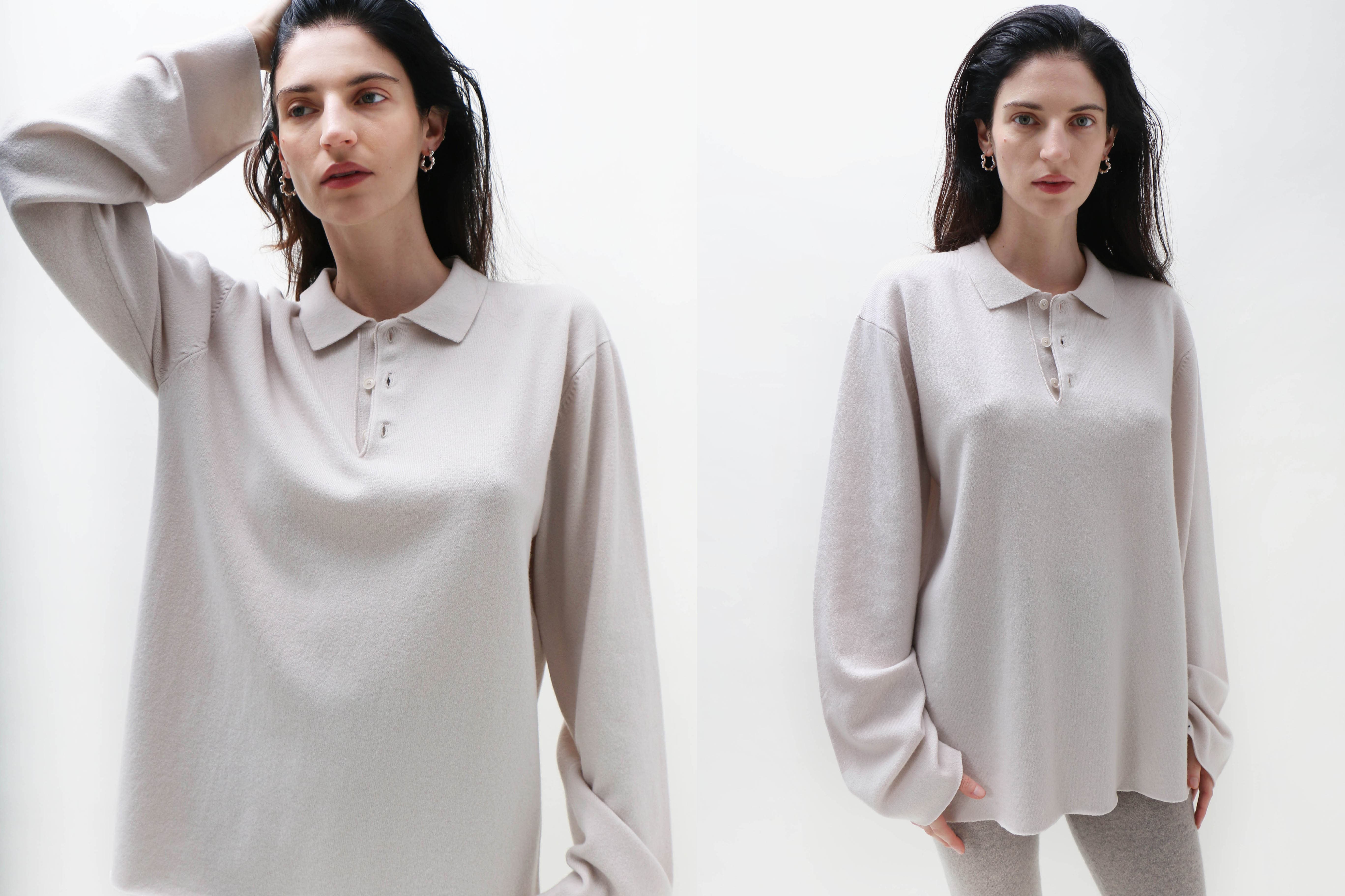 Maimoun Extreme Cashmere Chalk n°199 Alligator Sweater