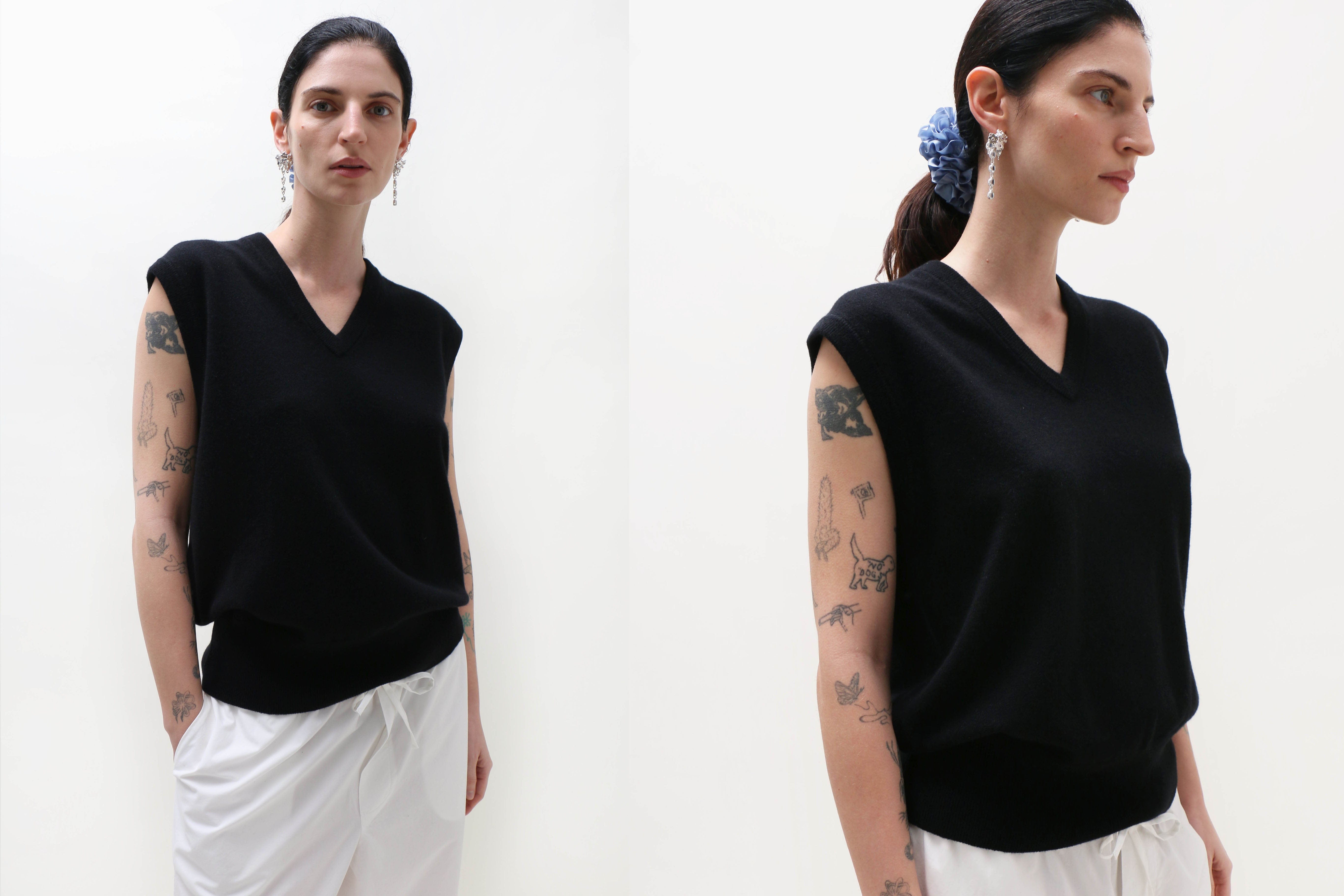 Maimoun Extreme Cashmere Raven N°243 Spencer Vest