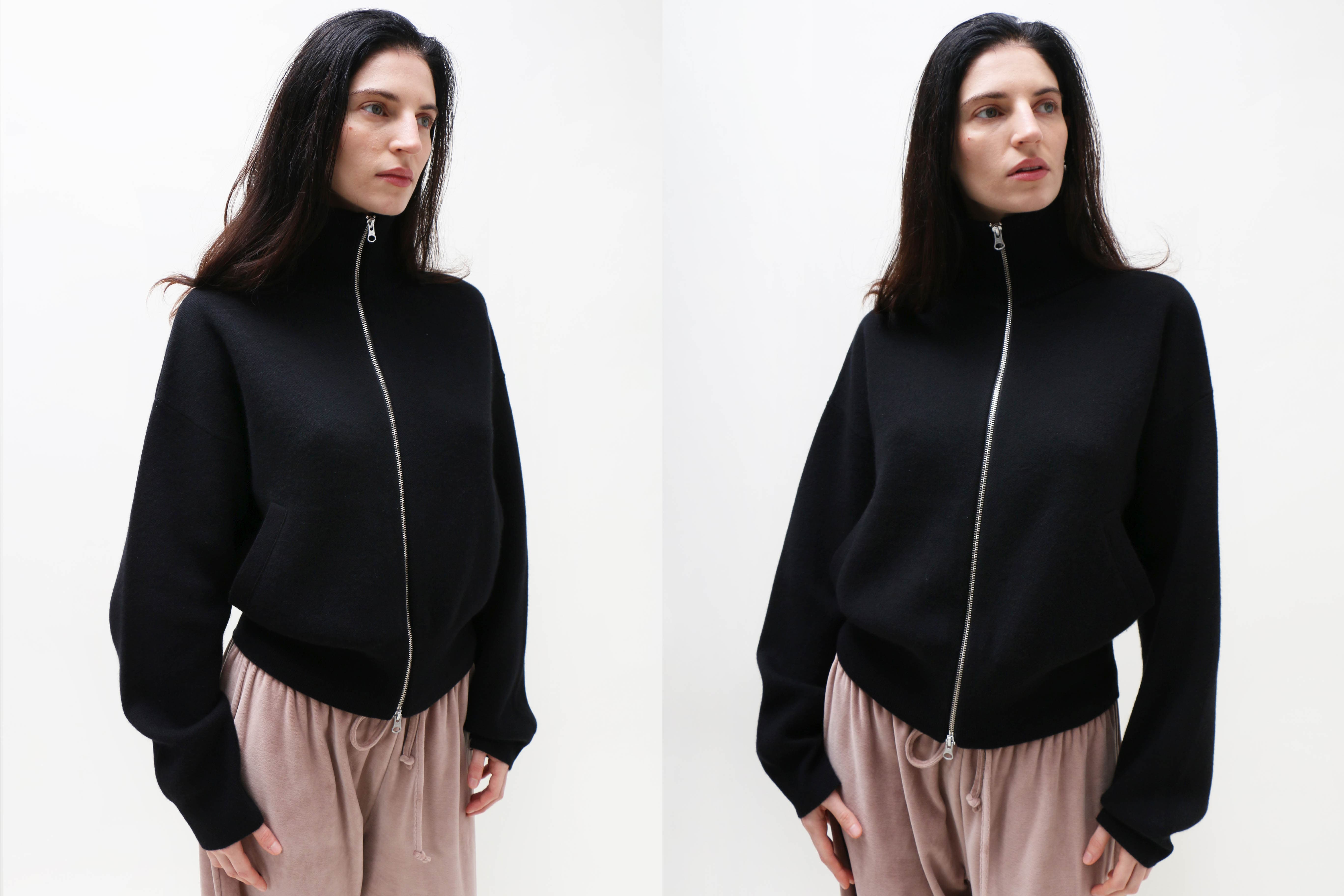 Maimoun Extreme Cashmere Raven n°385 Xtra Cute Cardigan