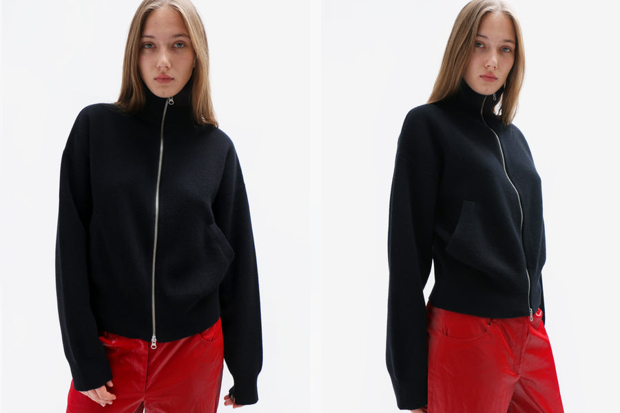 Maimoun Extreme Cashmere Raven n°385 Xtra Cute Cardigan