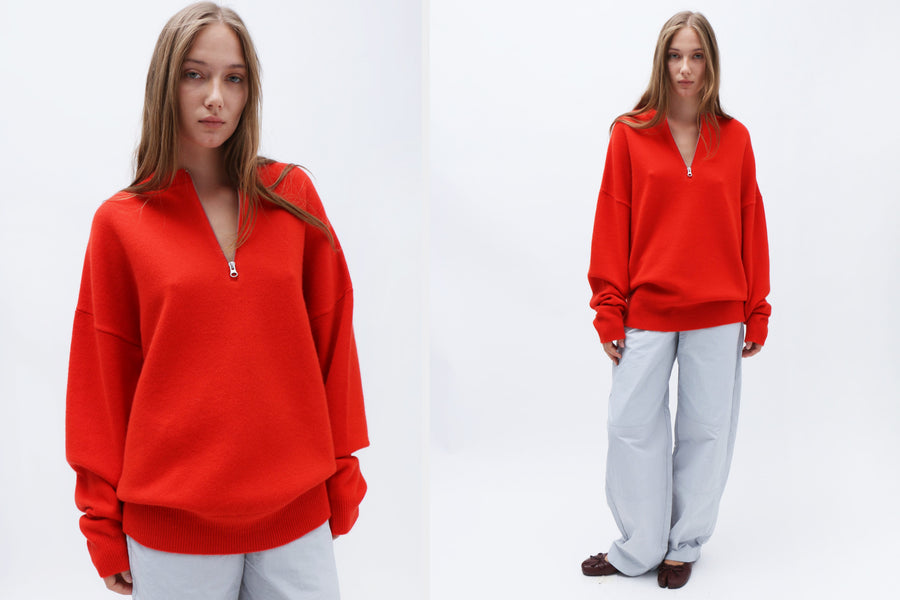 Maimoun Extreme Cashmere Tomato n°496 Like Sweater