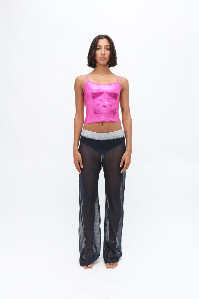 GAUNLETT CHENG TRANSPARENT TROUSERS-