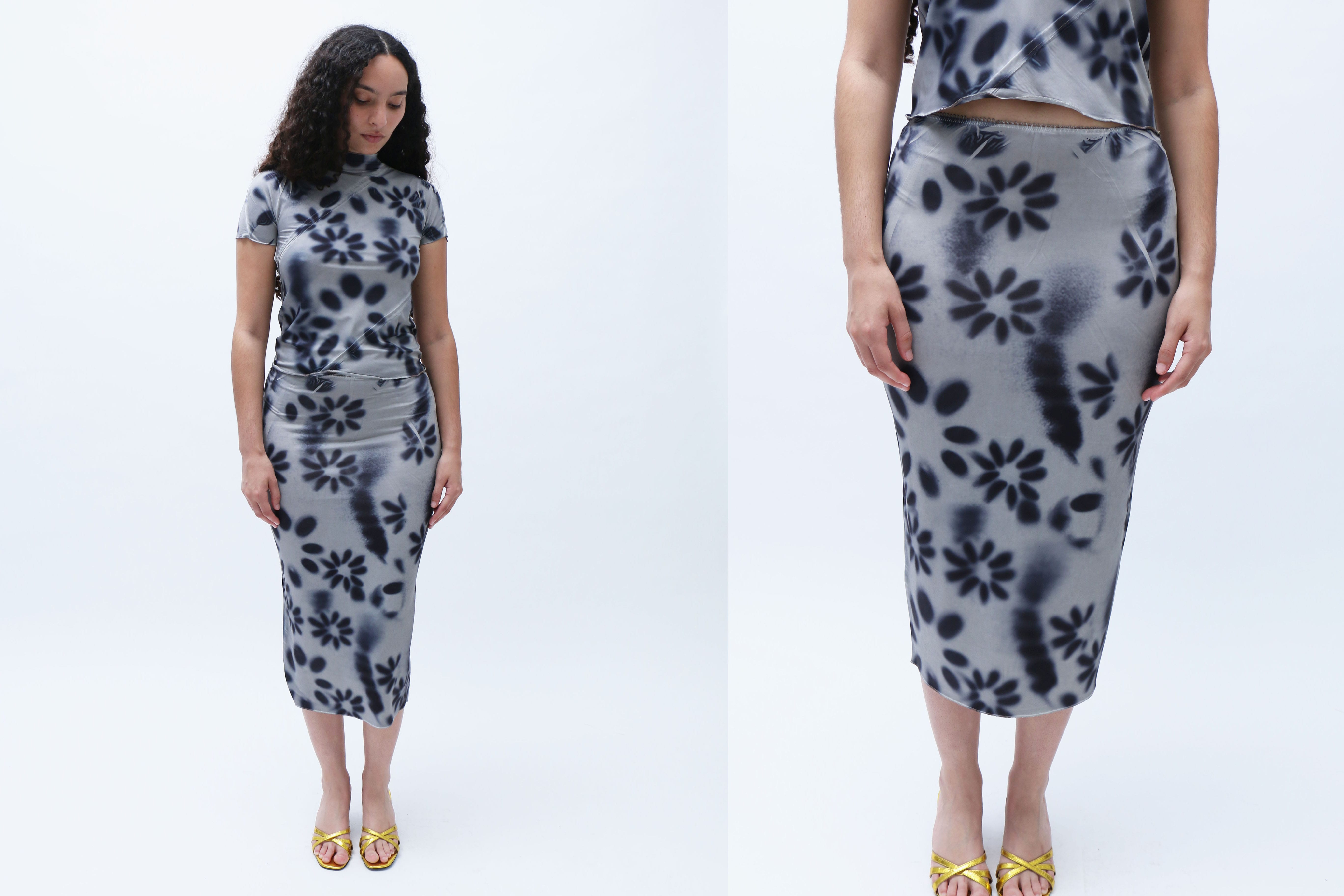 Maimoun Ioannes Daisy Tube Skirt