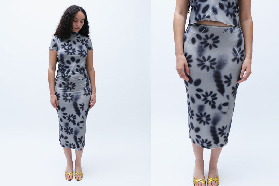 Maimoun Ioannes Daisy Tube Skirt