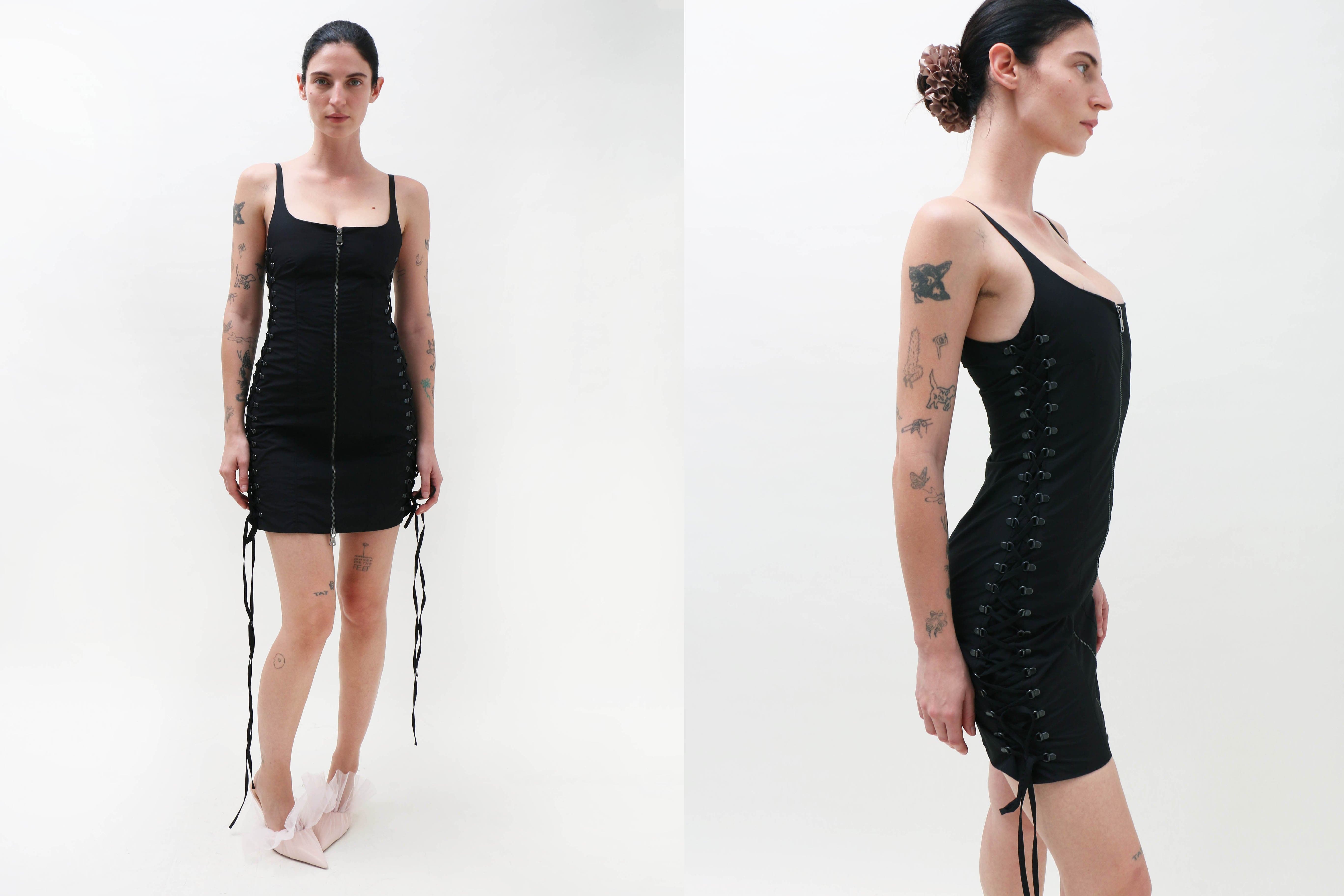 Maimoun Ioannes Black Laced Dress