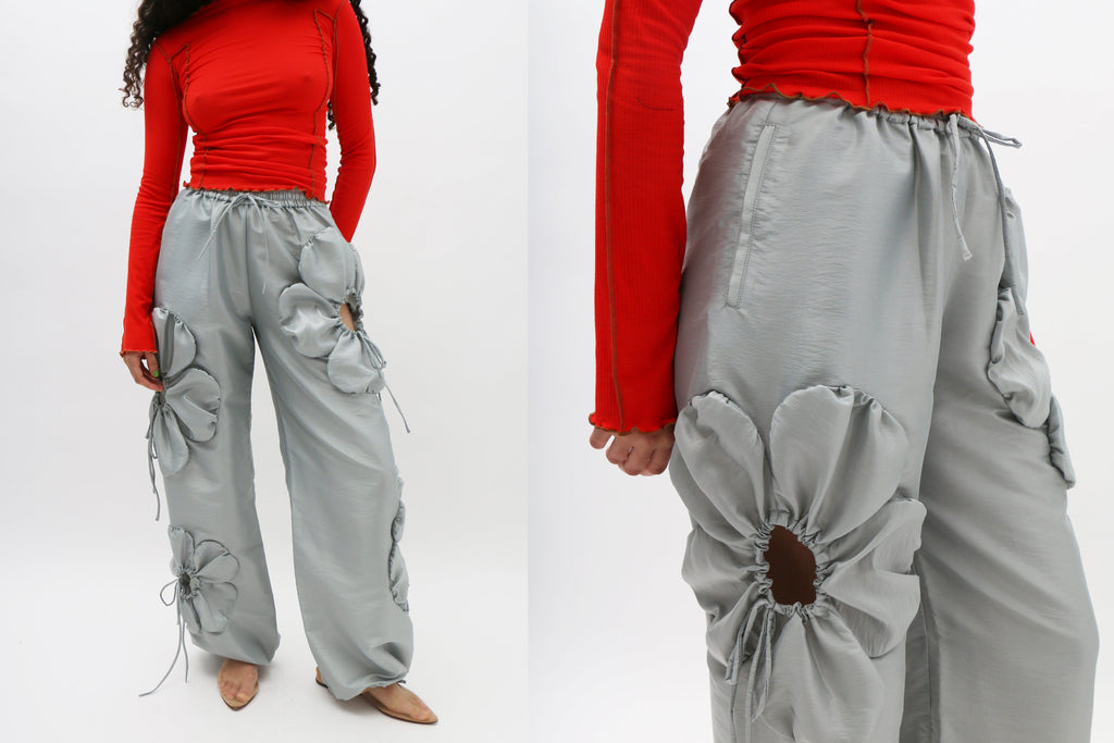 【BAON】Neku Flower Cotton Pants BAON】Neku Flower Cotton Pants P3966394_2_1600x.jpg?v=1744474852