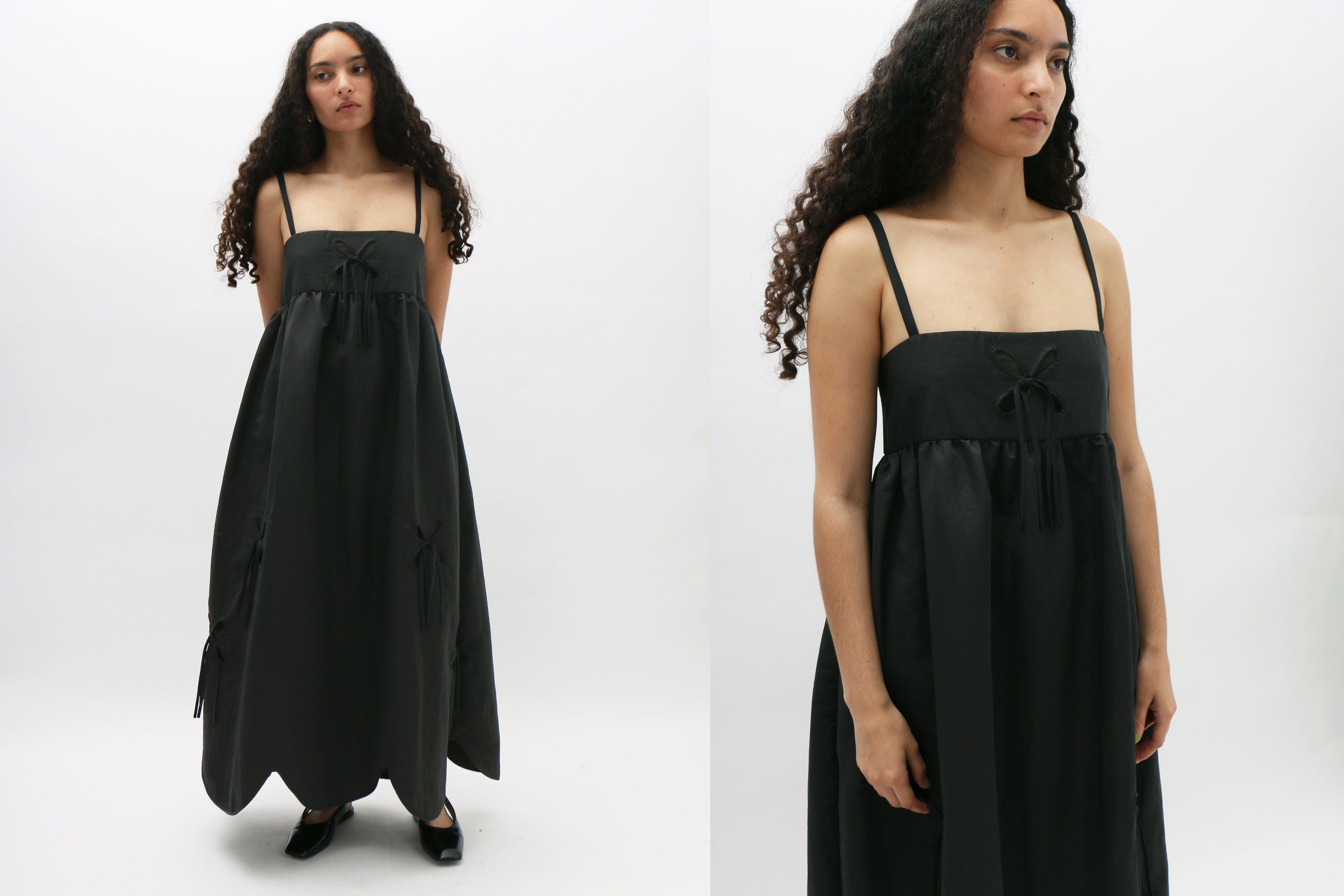 Maimoun J.Kim Black Petal Sundress