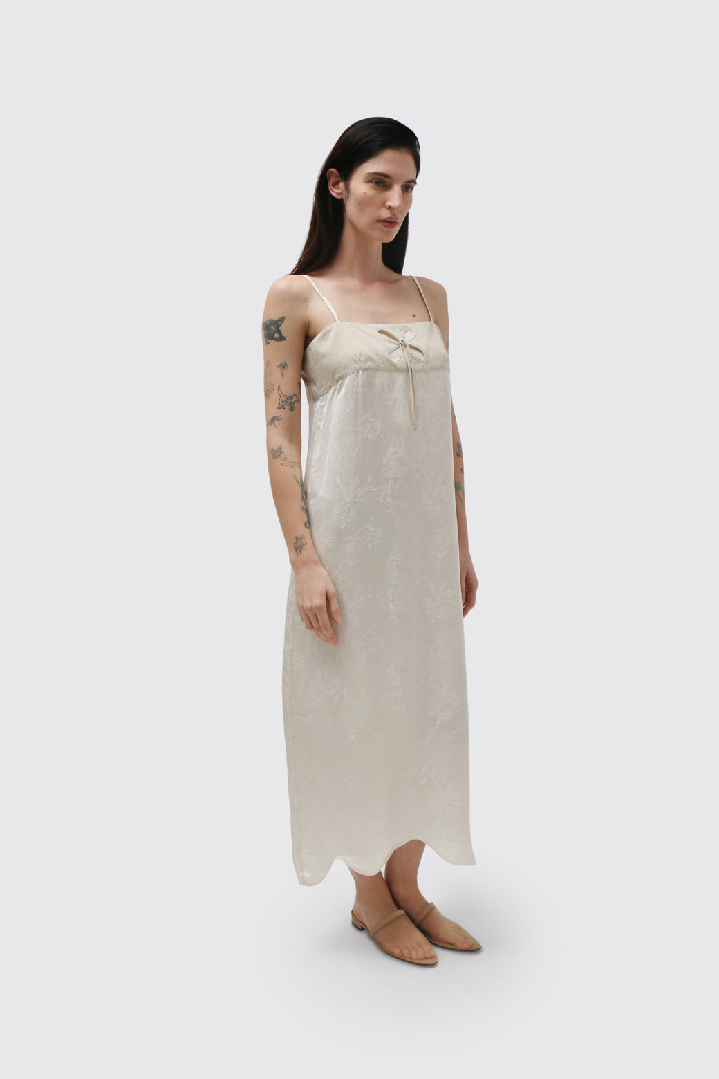 J.Kim ~ Cream Petal Sundress