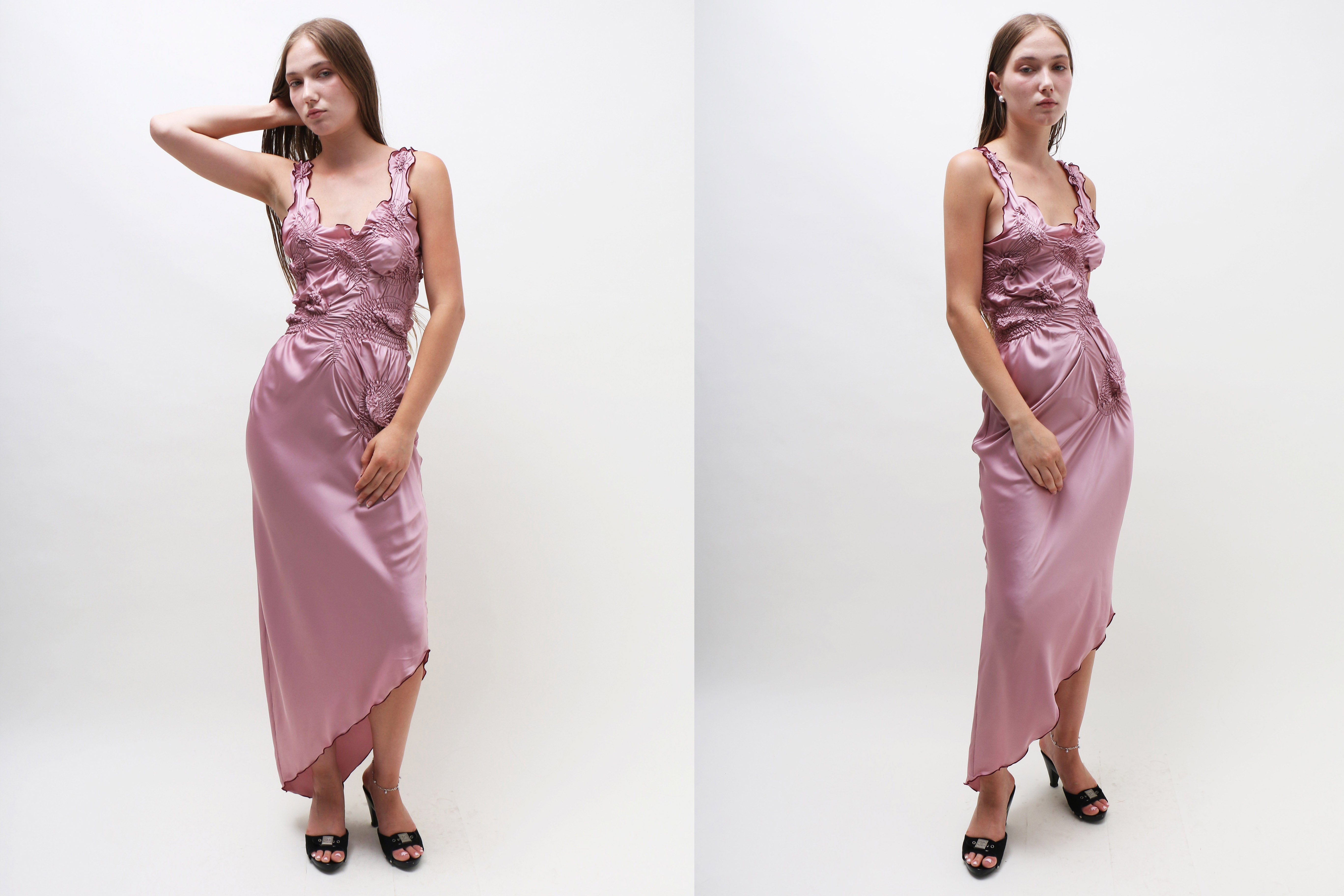 Maimoun J.Kim Pink Paisley Markiza Dress