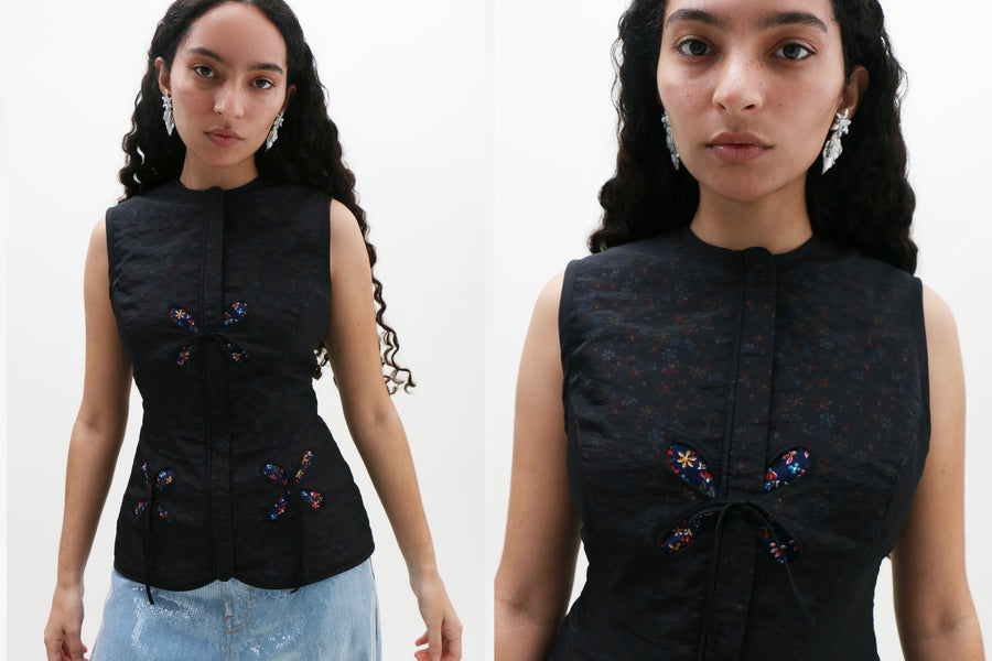 Maimoun J.Kim Petal Fleece Vest