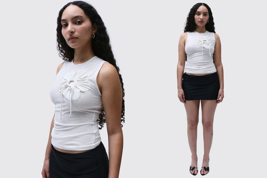 Maimoun J.Kim Flower Tank Top