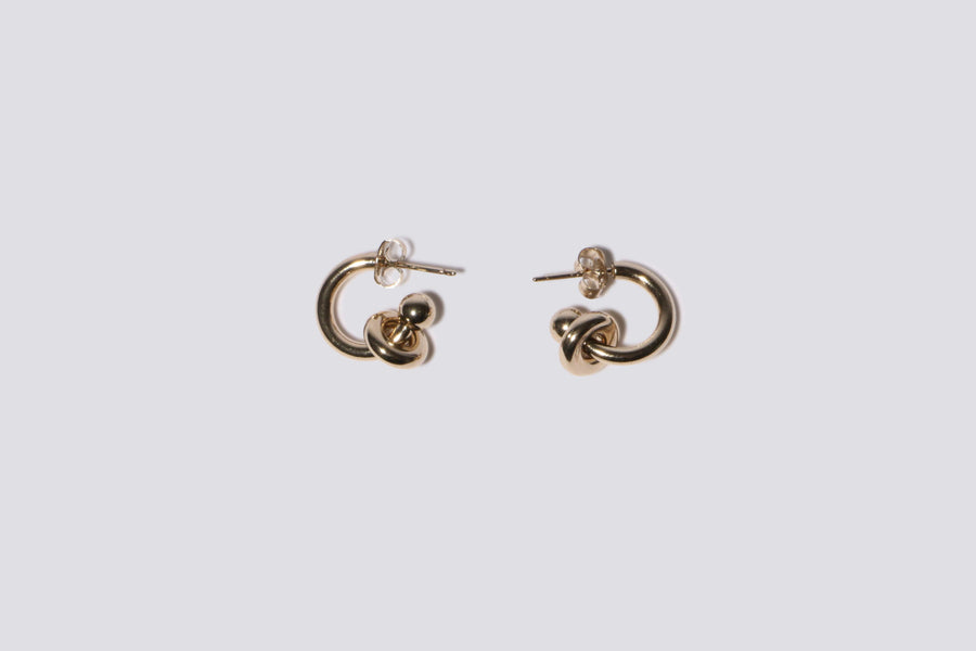 Maimoun Justine Clenquet Gold Ethan Earrings