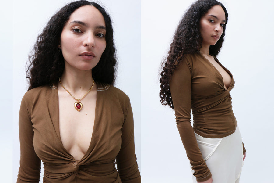 Maimoun Kimaera Twist Top with Hood