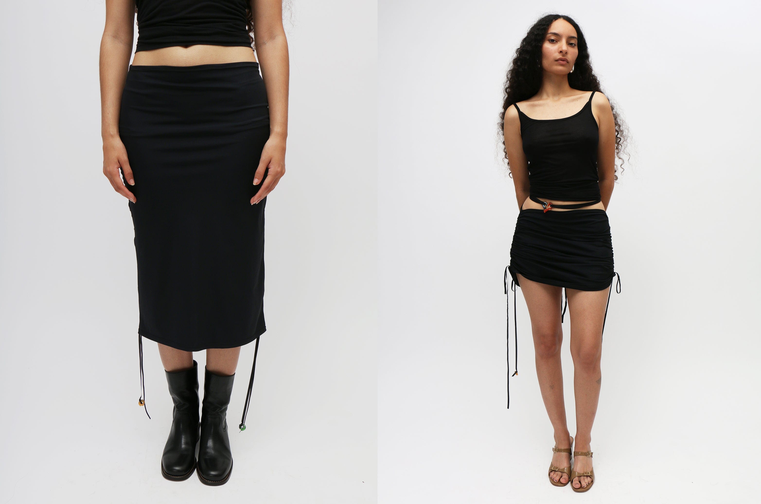 Maimoun Lucille Thièvre Jersey Mini Skirt