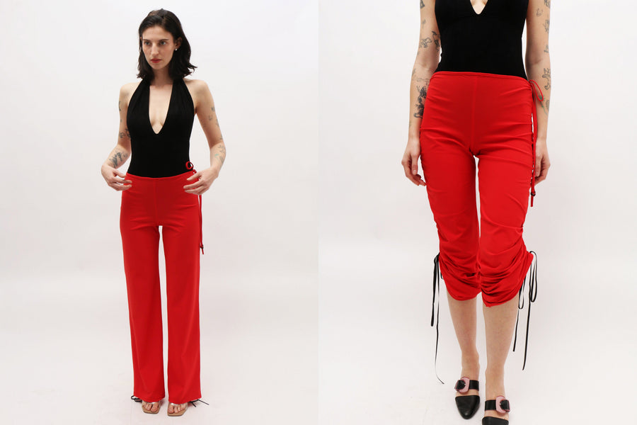 Maimoun Lucille Thièvre Red Cosi Pants