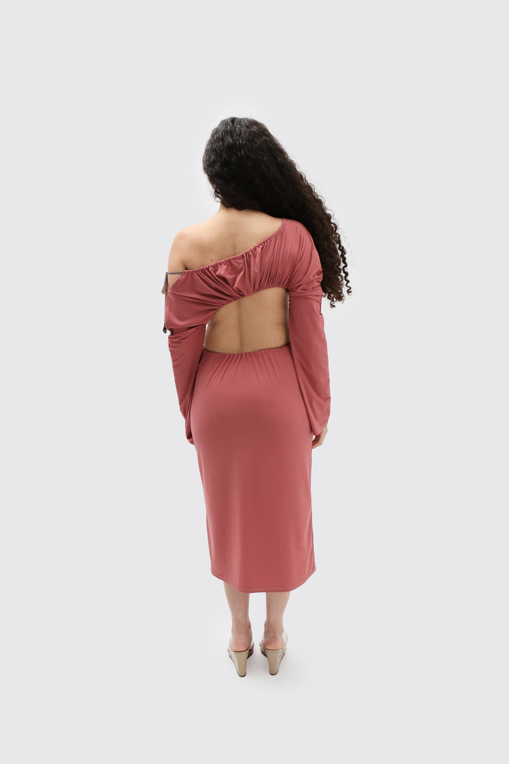 Lucille Thivre ~ Blush Backless Dress | MAIMOUN Lucille Thivre ~ Blush Backless Dress | MAIMOUN