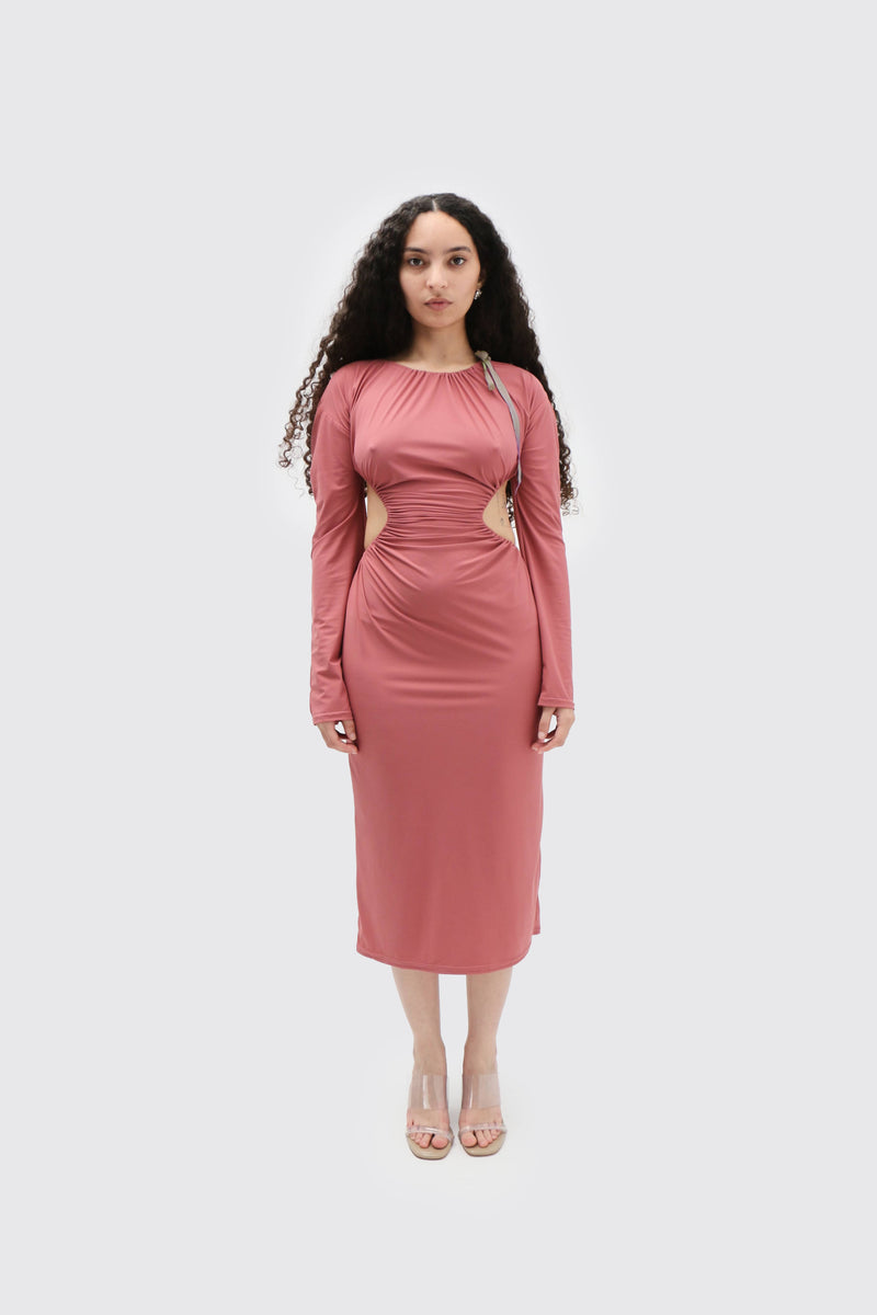 Blush Backless Dress