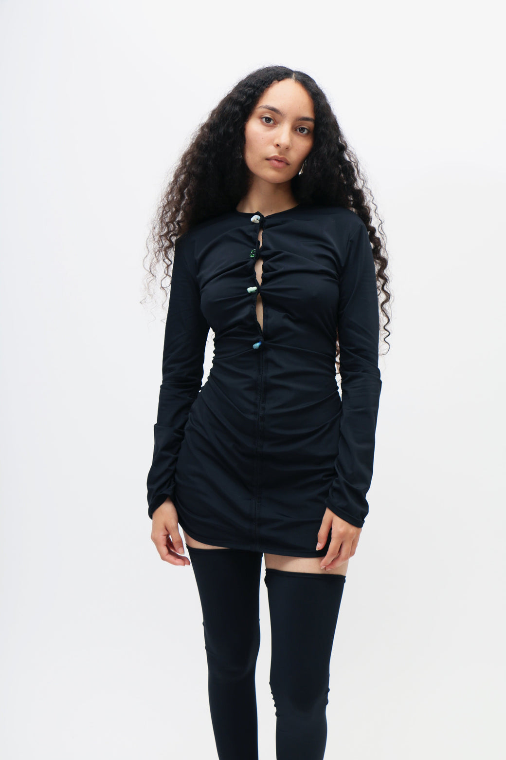 Lucille Thivre ~ Bodycon Jersey Mini Dress | MAIMOUN 36 = S Lucille Thivre ~ Bodycon Jersey Mini Dress | MAIMOUN 36 = S