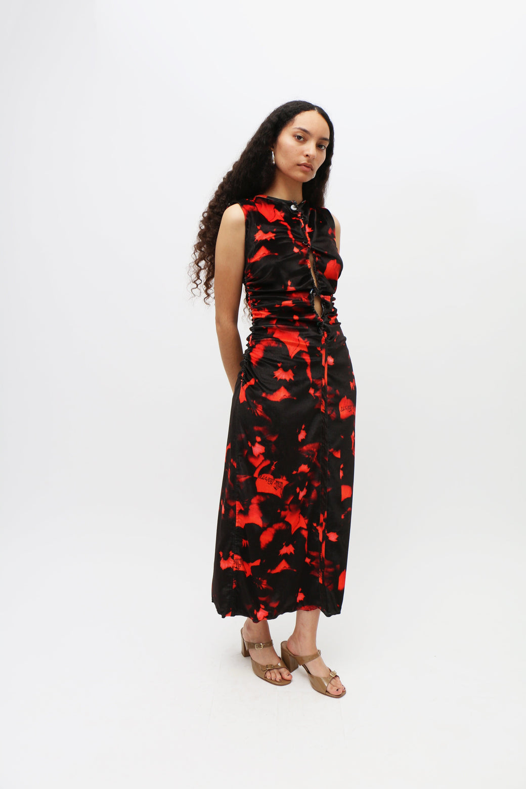 Lucille Thivre ~ Printed Velvet Bodycon Jersey Dress | MAIMOUN Lucille Thivre ~ Printed Velvet Bodycon Jersey Dress | MAIMOUN