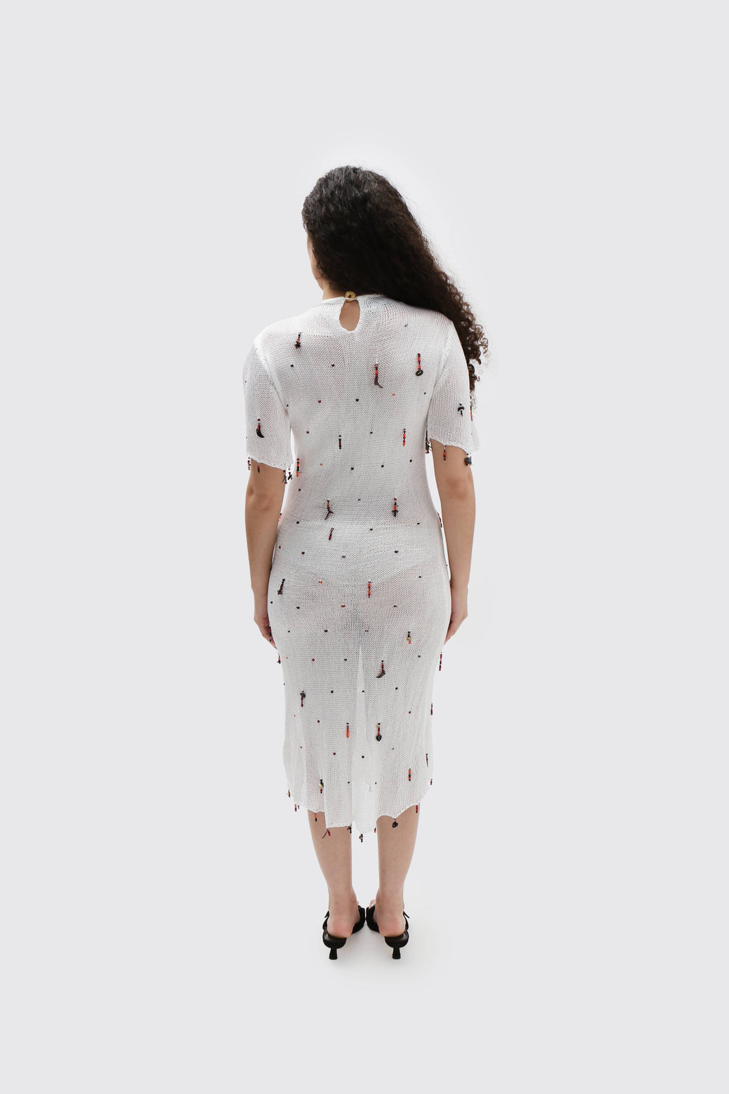 White Hand Knit Dress – MAIMOUN White Hand Knit Dress – MAIMOUN