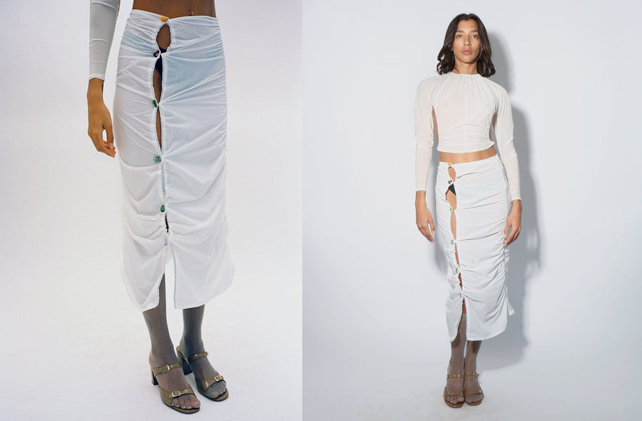 Maimoun Lucille Thièvre Sheer Lilly Skirt
