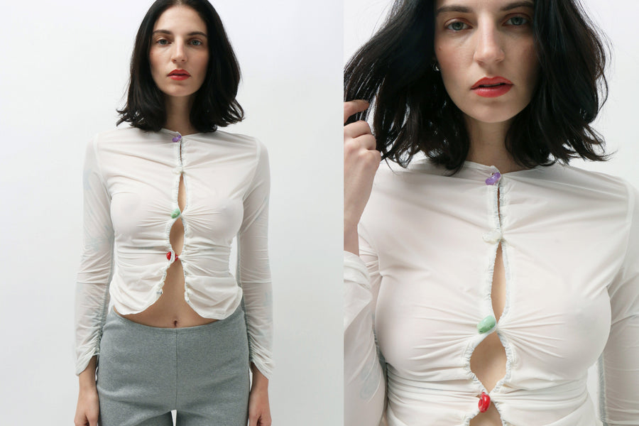 Maimoun Lucille Thièvre Sheer Cardi