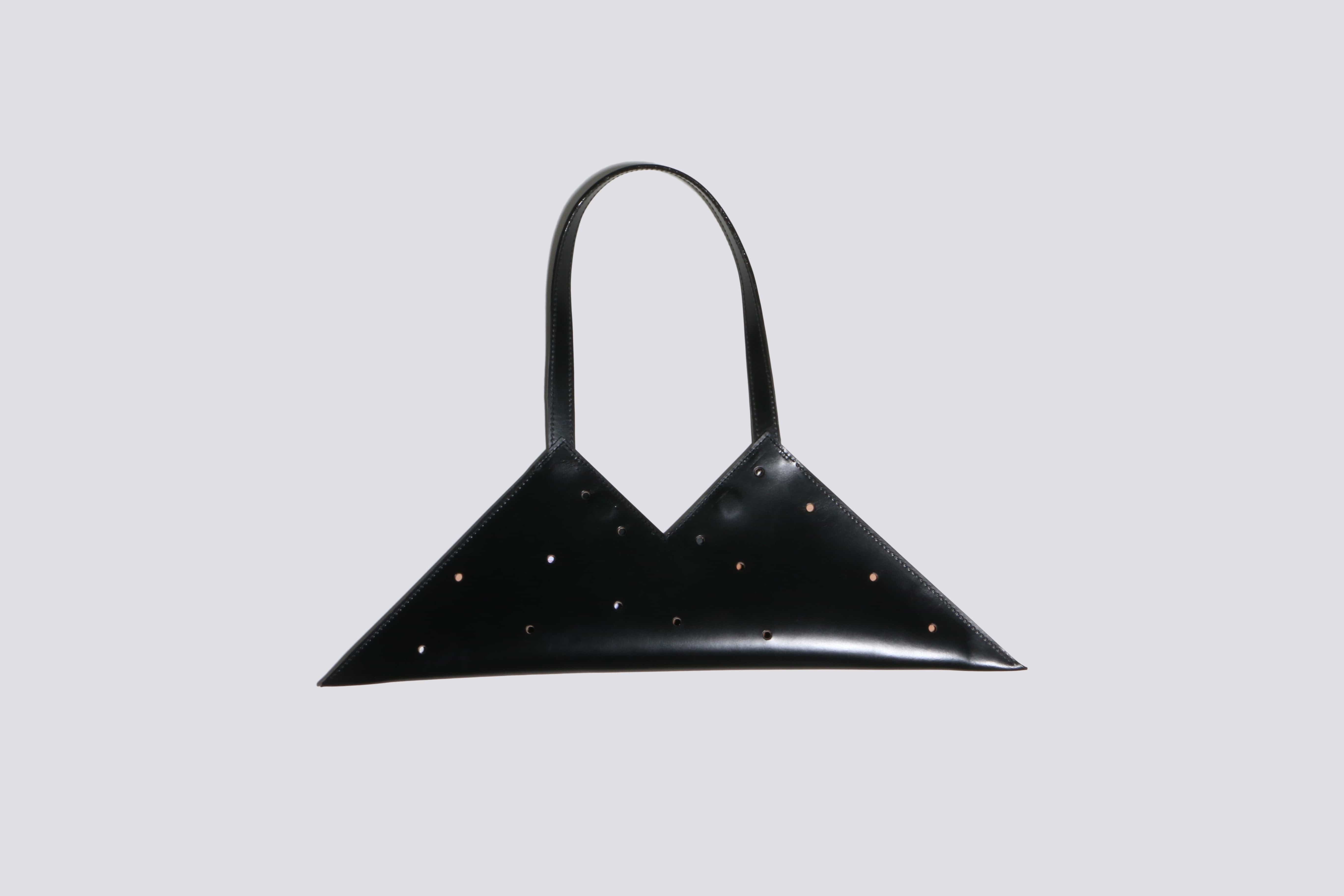 Maimoun Maribaudi Black Leather Consuelo Bag