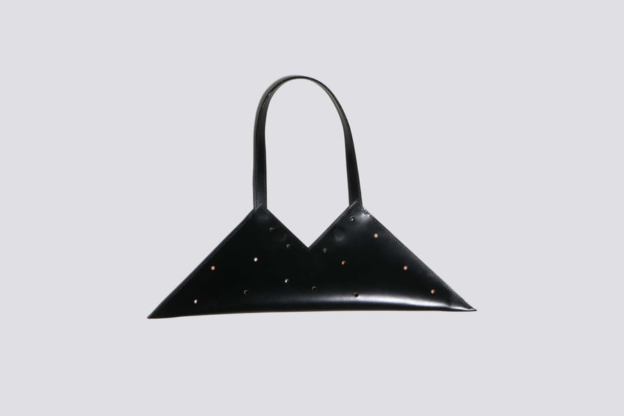 Maimoun Maribaudi Black Leather Consuelo Bag