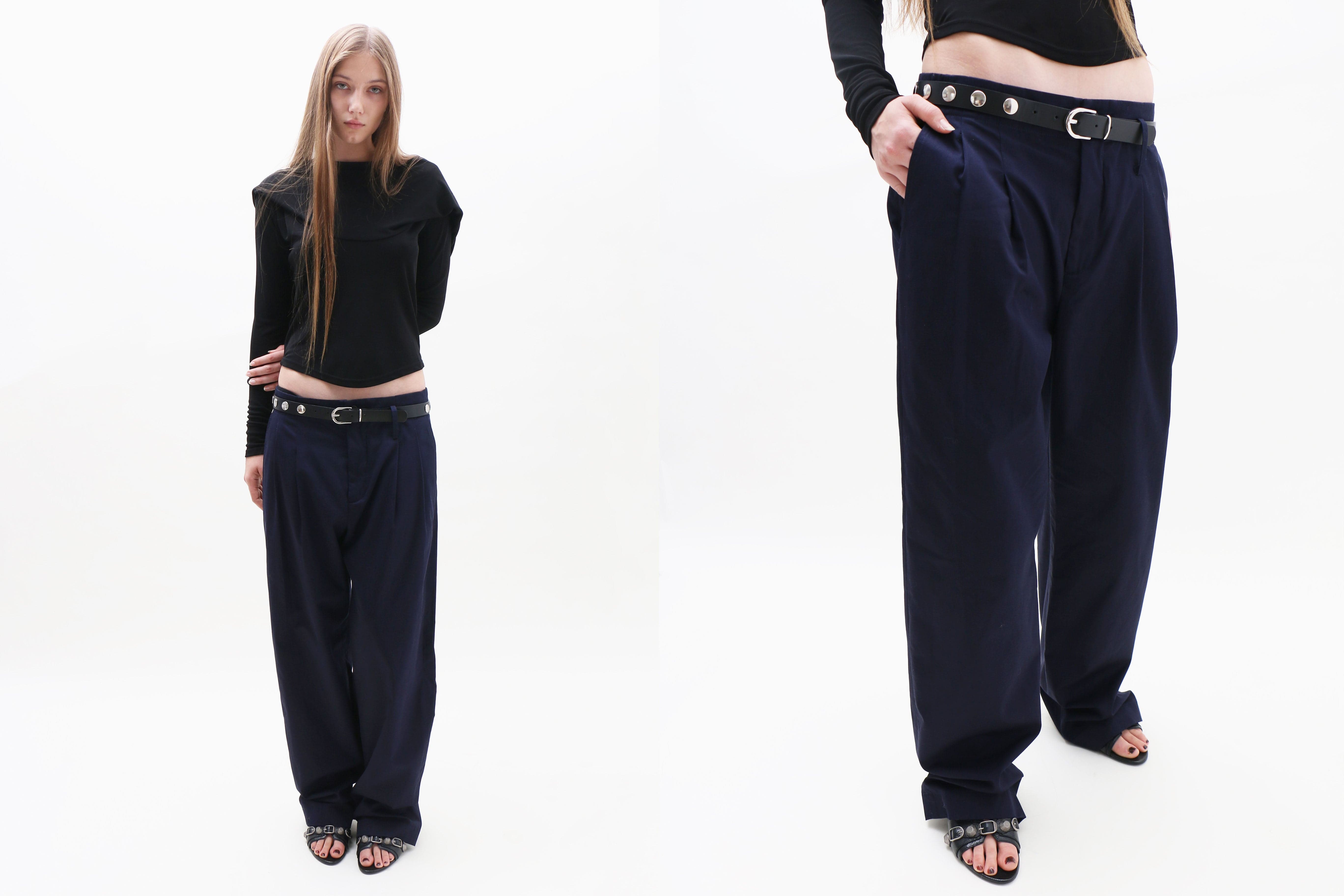 Maimoun Maryam Nassir Zadeh Navy Abdou Trouser