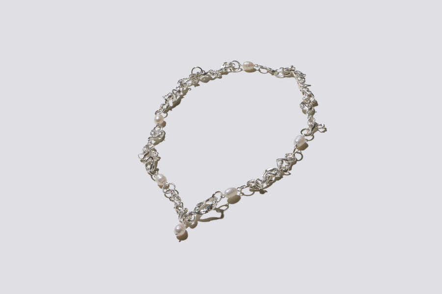 Maimoun Middaia White La Mer Necklace