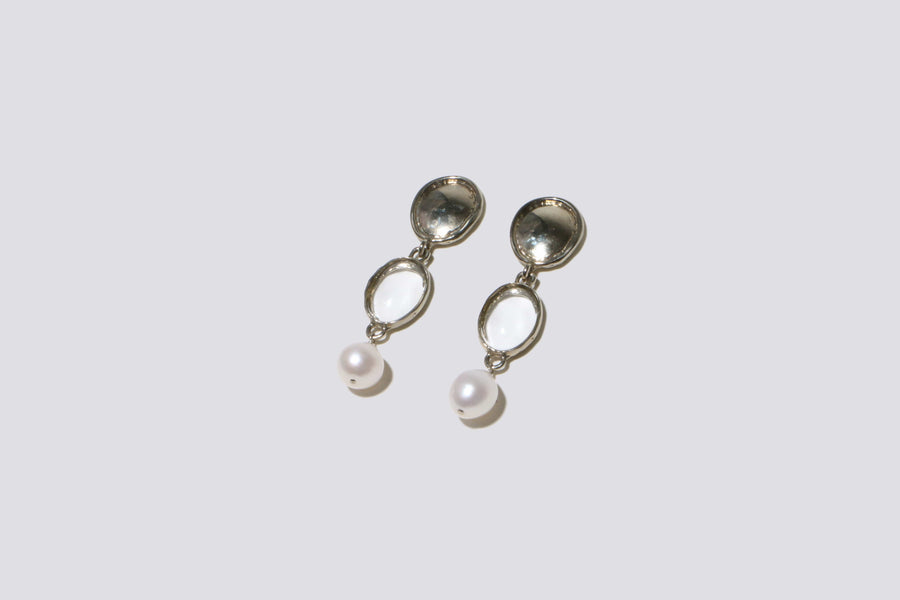 Maimoun Mondo Mondo Crystal Sirena Earrings