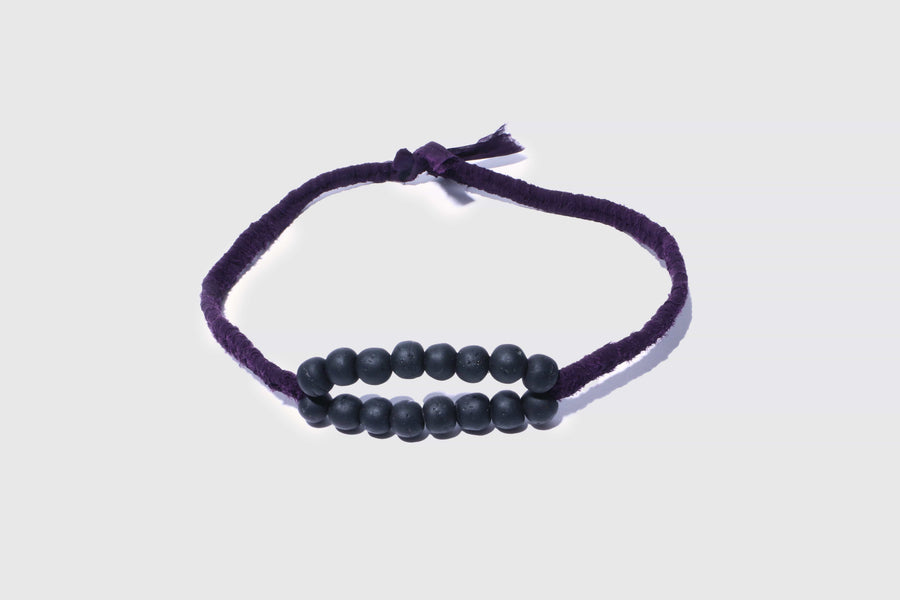 Maimoun Nibii Bibio Plum Serpent Belt