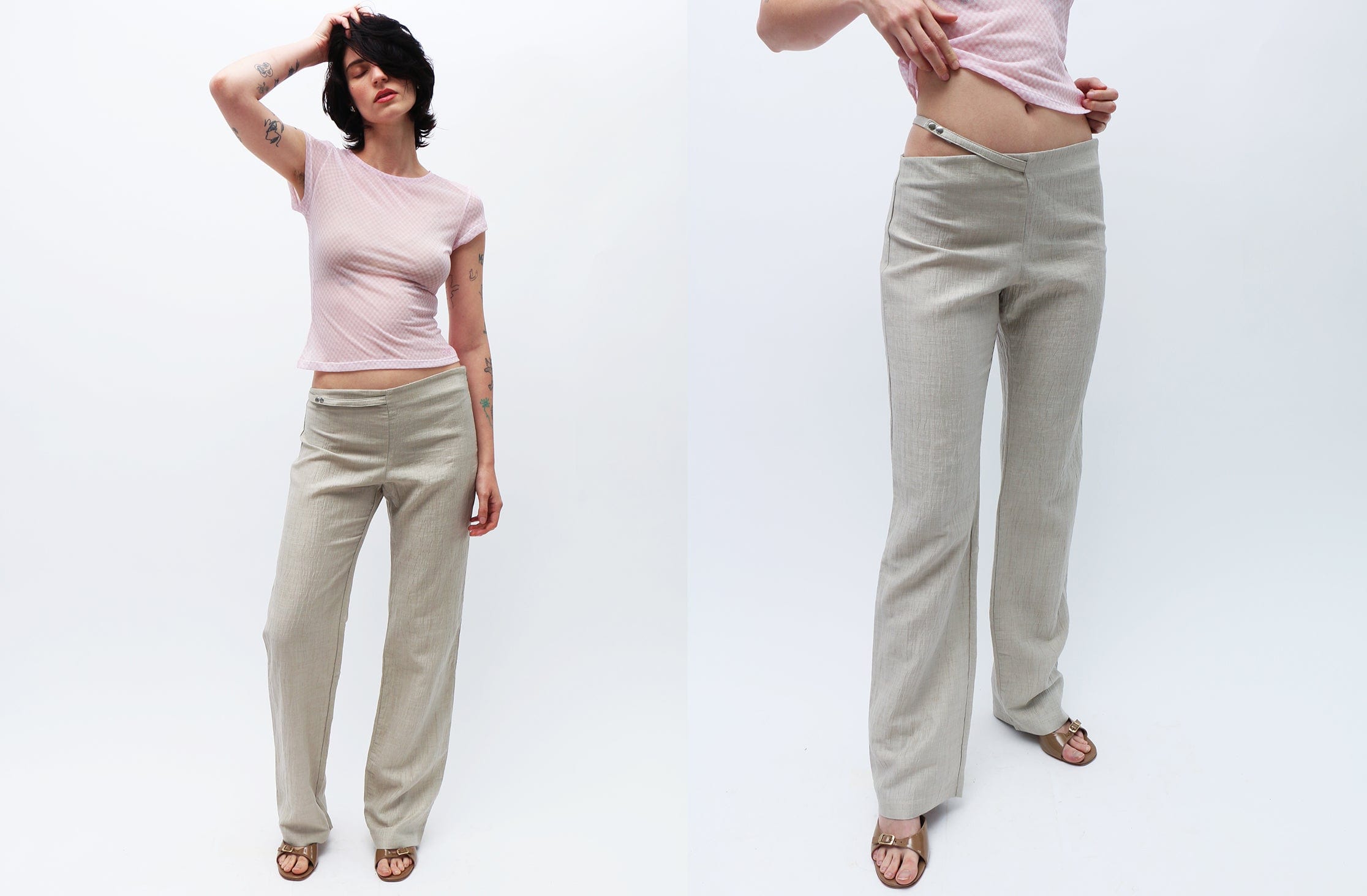 Paloma Wool ~ Beige Nico Trousers | MAIMOUN