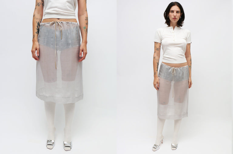 PALOMA WOOL|SKIRTS (RIBANDI (QJ0306-Light Grey)) maimoun-paloma-wool-bottom-