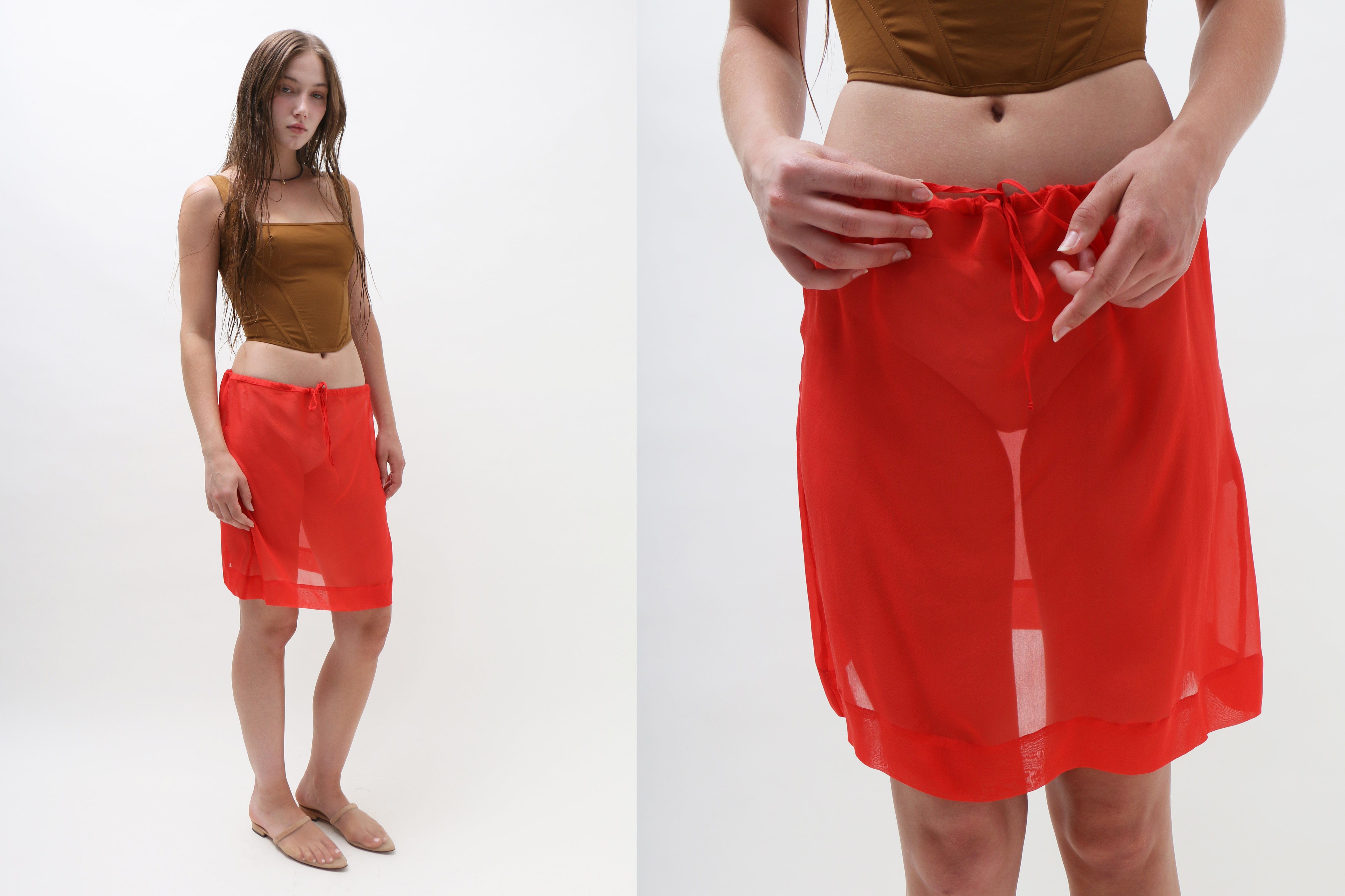 Maimoun Paloma Wool Red Milevo Skirt