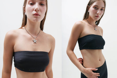 Paloma Wool ~ Dark Gray Nita Bra | MAIMOUN