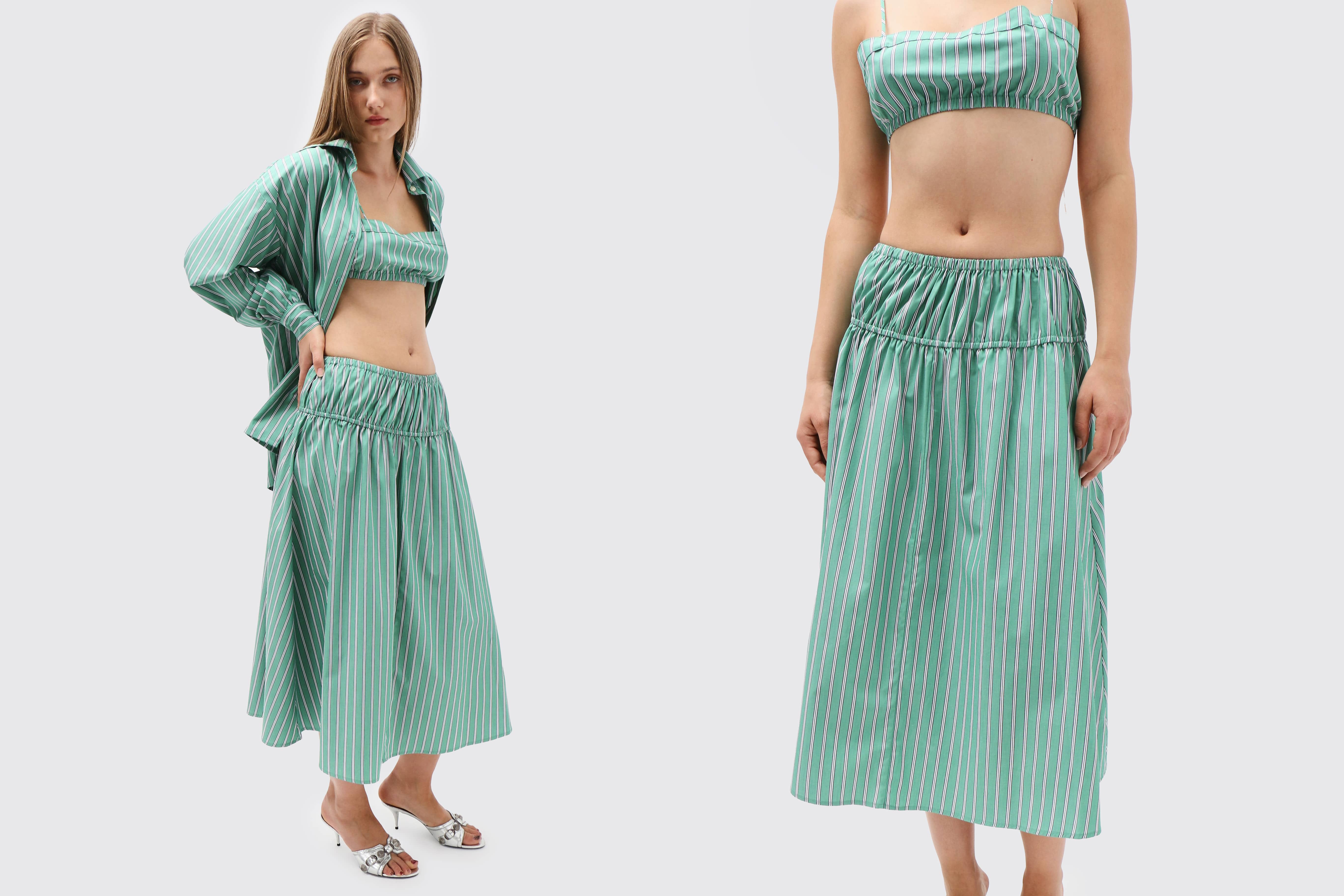Maimoun Pari Desai Seaglass Lusha Skirt
