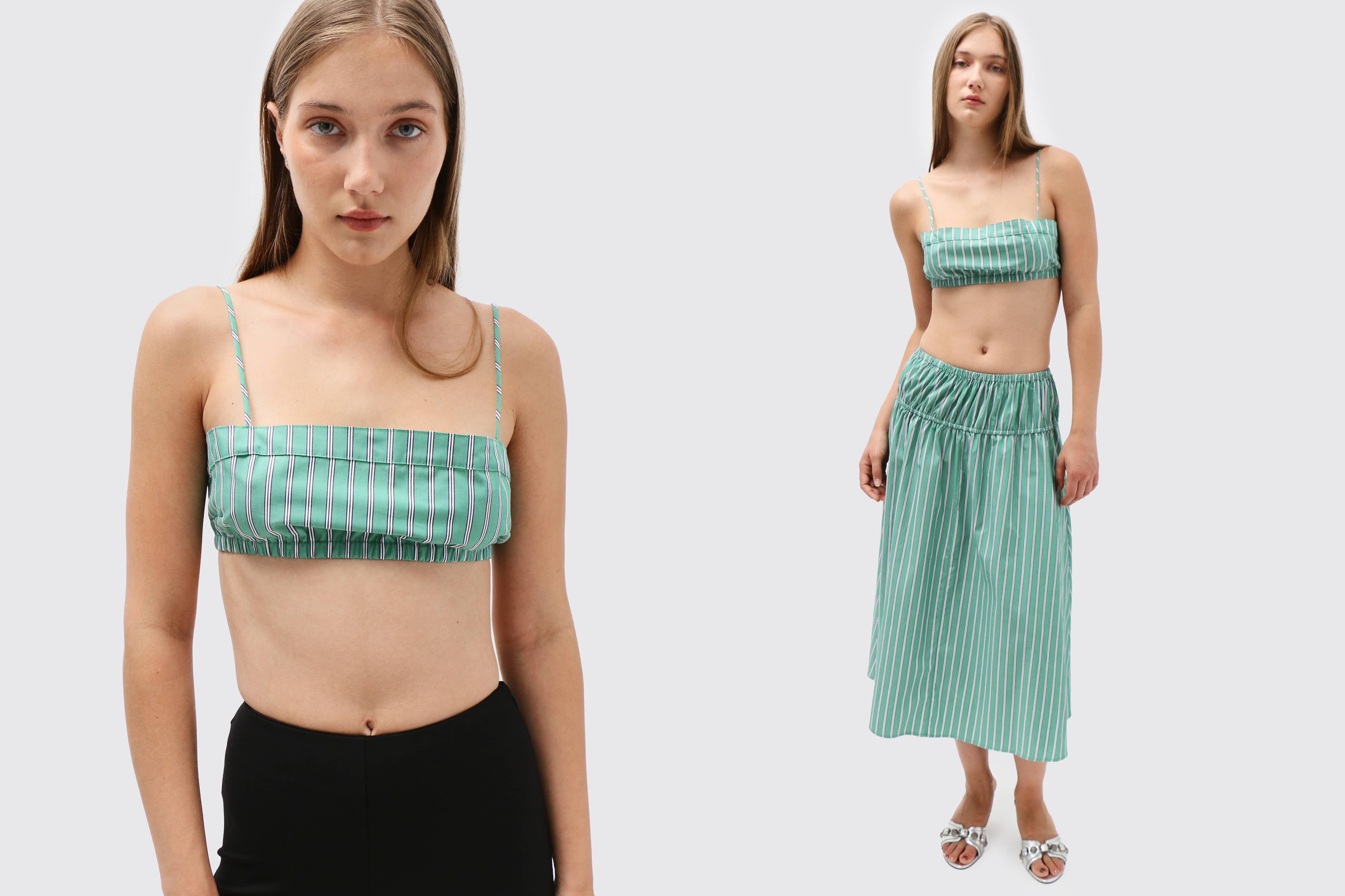 Maimoun Pari Desai Seaglass Elgan Bralette
