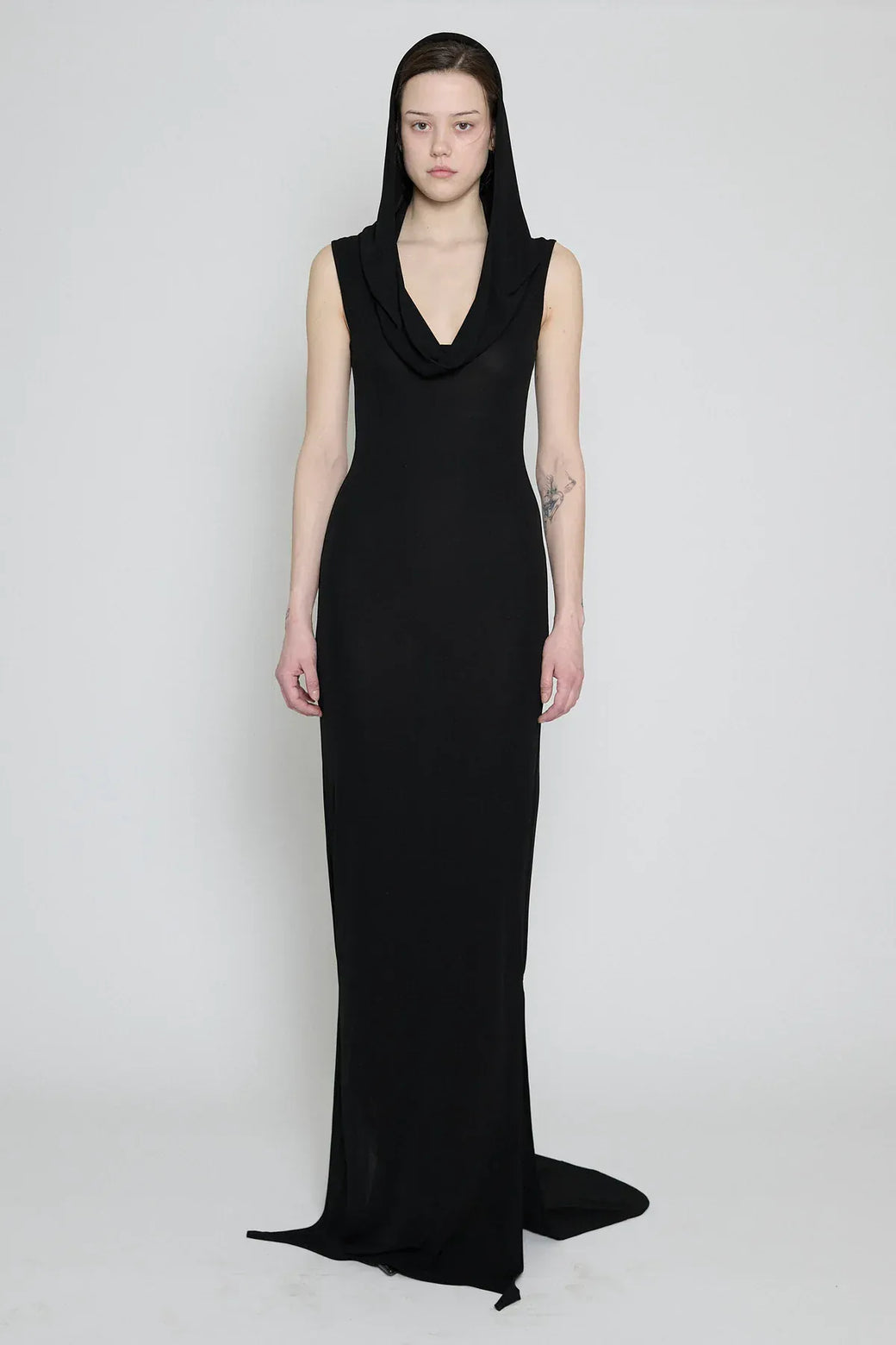 Hooded Maxi Dress L Hooded Maxi Dress L
