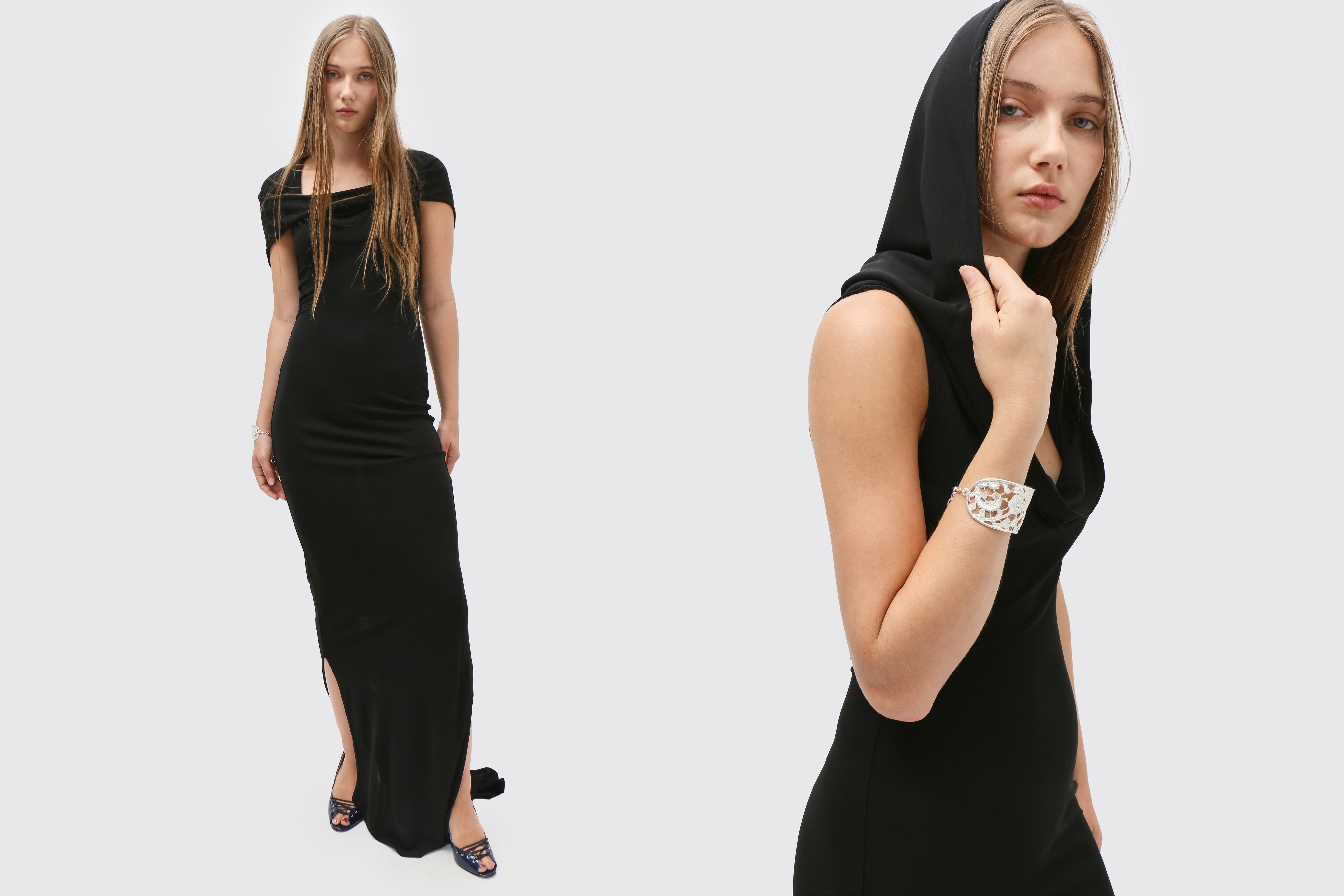 Maimoun Priscavera Hooded Maxi Dress