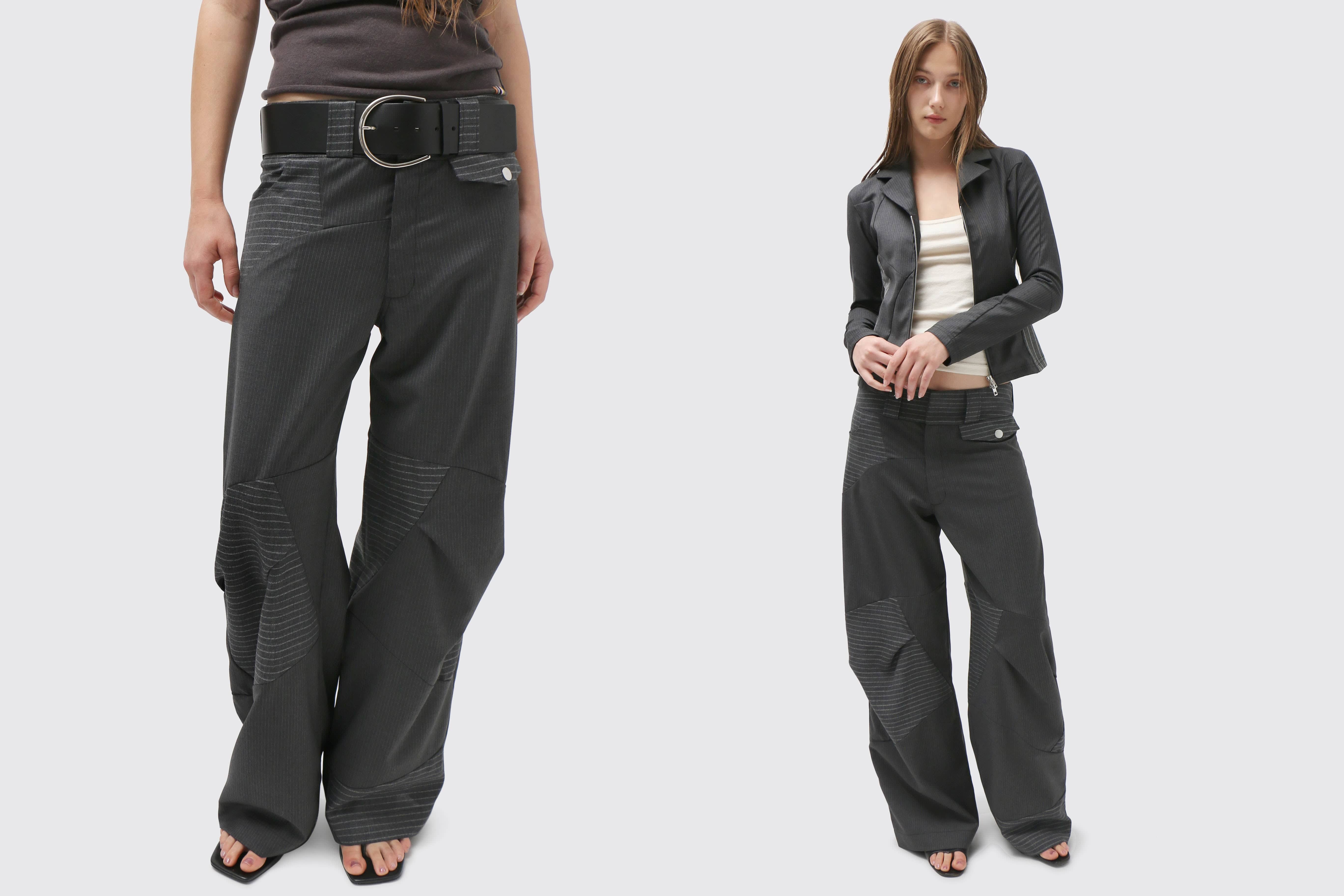 Maimoun Rave Review Black & Grey Moira Pant