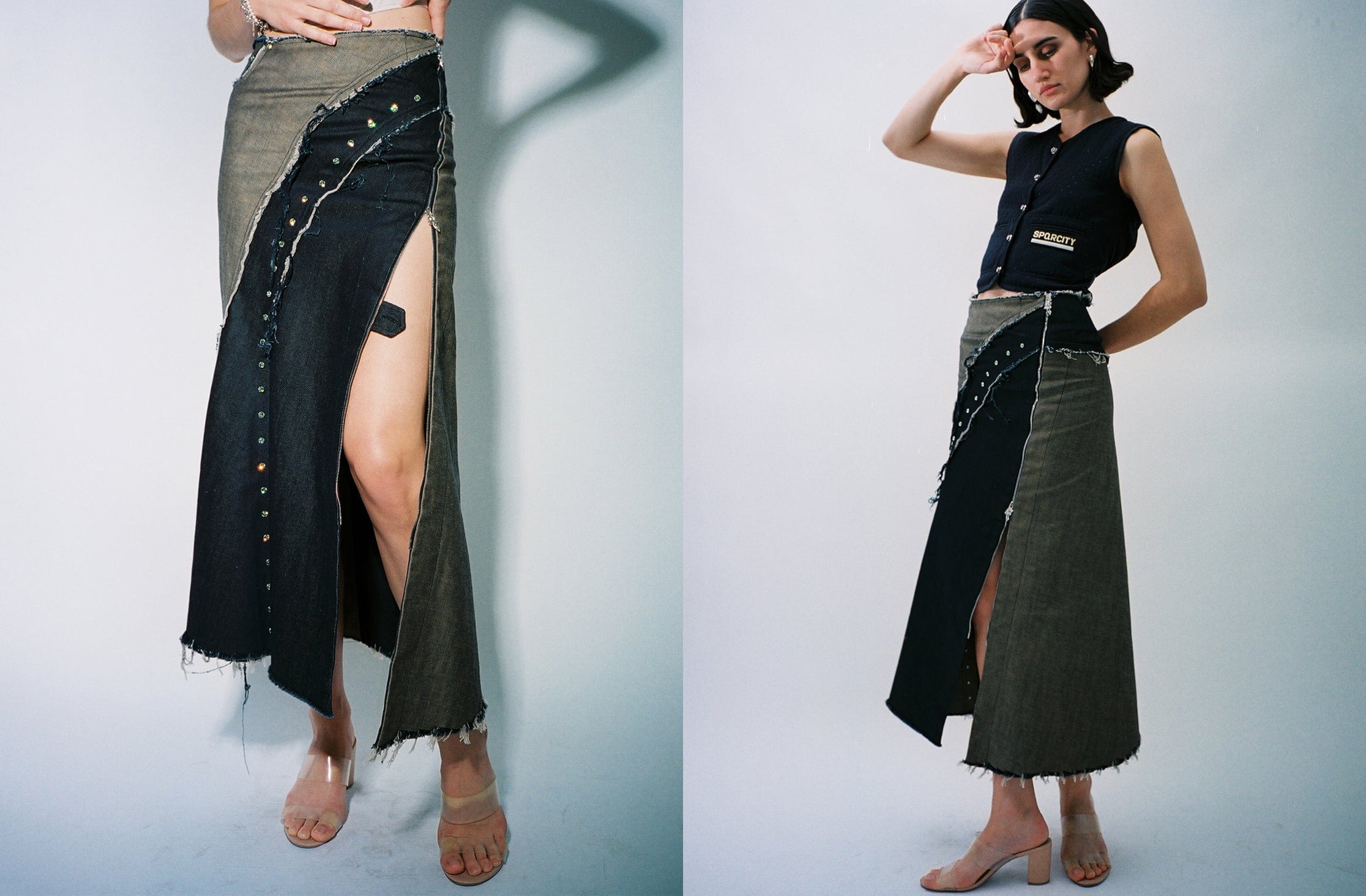 Maimoun Rave Review Hild Denim Skirt