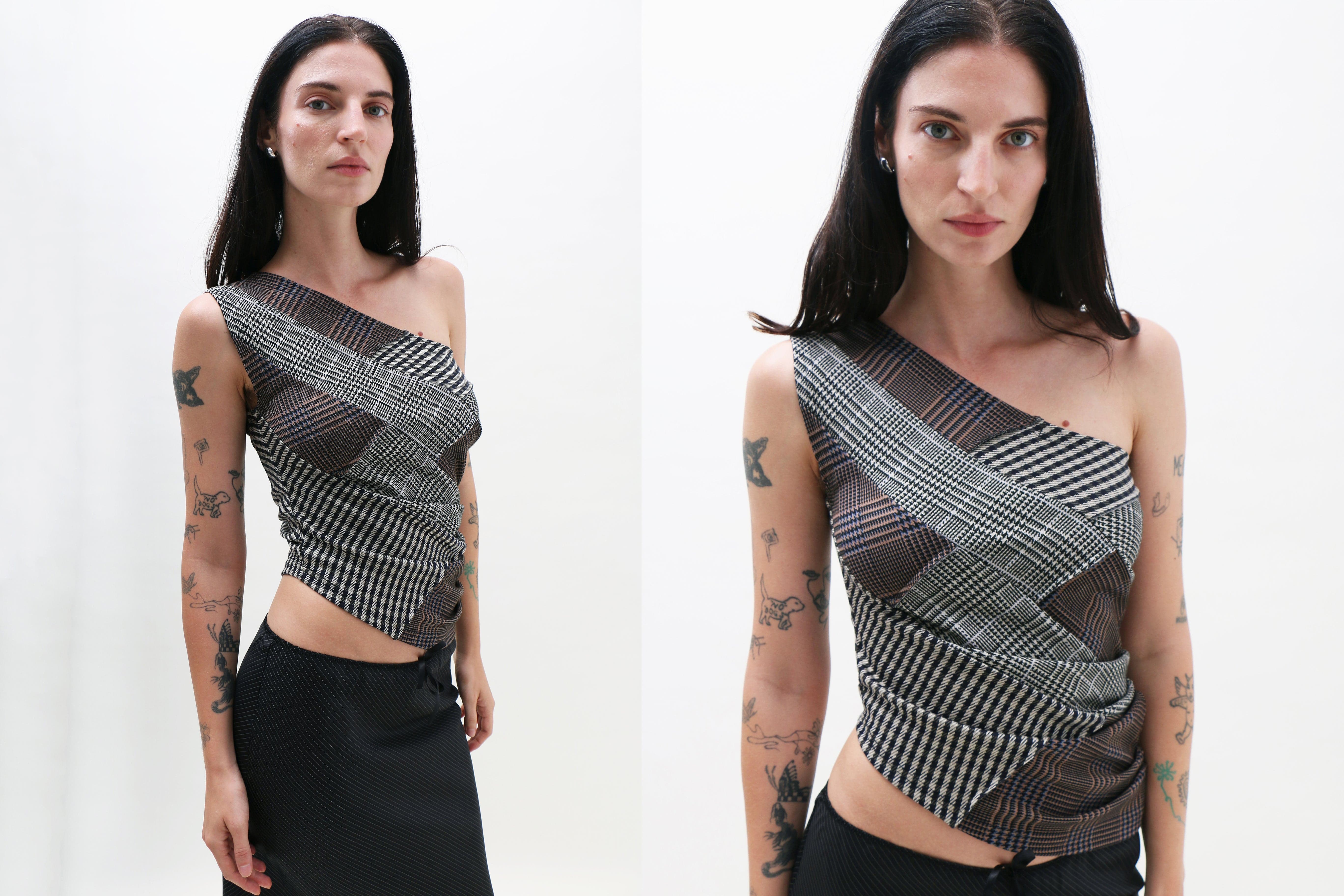 Maimoun Rave Review Brown Amelia Top