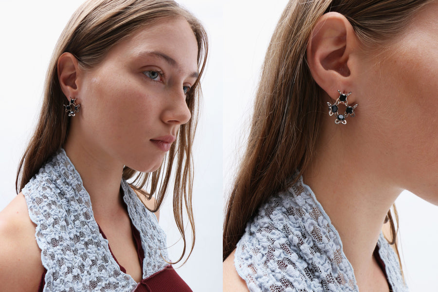 Maimoun Shana Cave Black Gem Earring