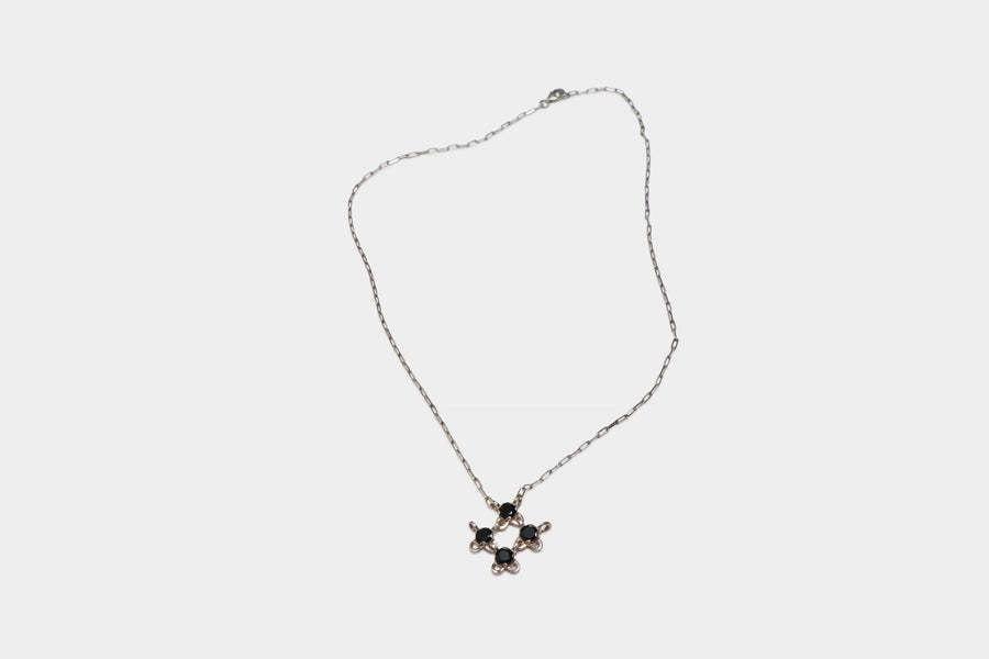 Maimoun Shana Cave Mini Gem Fabric Necklace