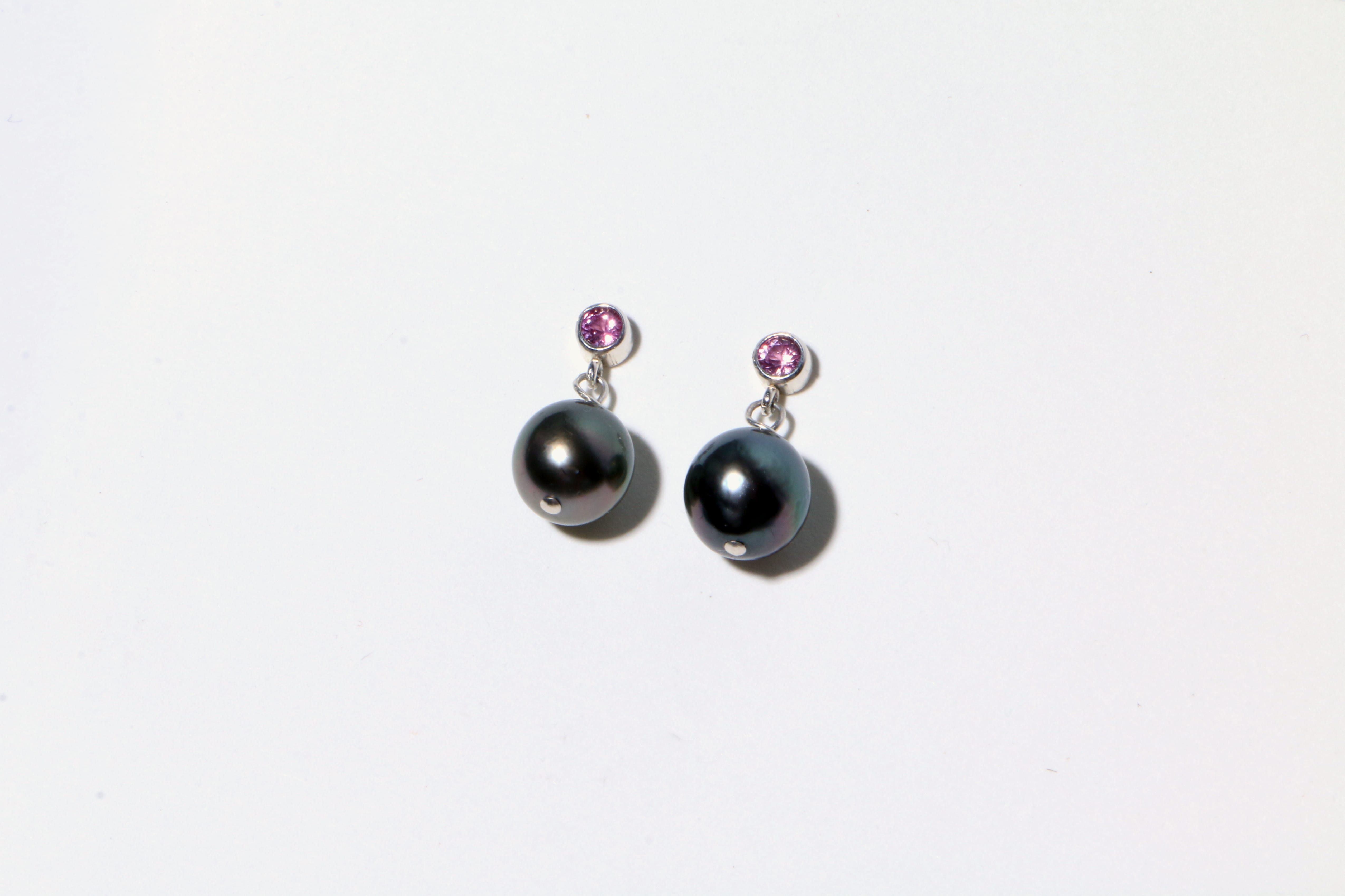 Maimoun Shikama Midnight Orchid Earrings