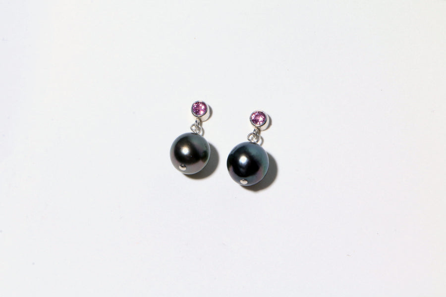 Maimoun Shikama Midnight Orchid Earrings